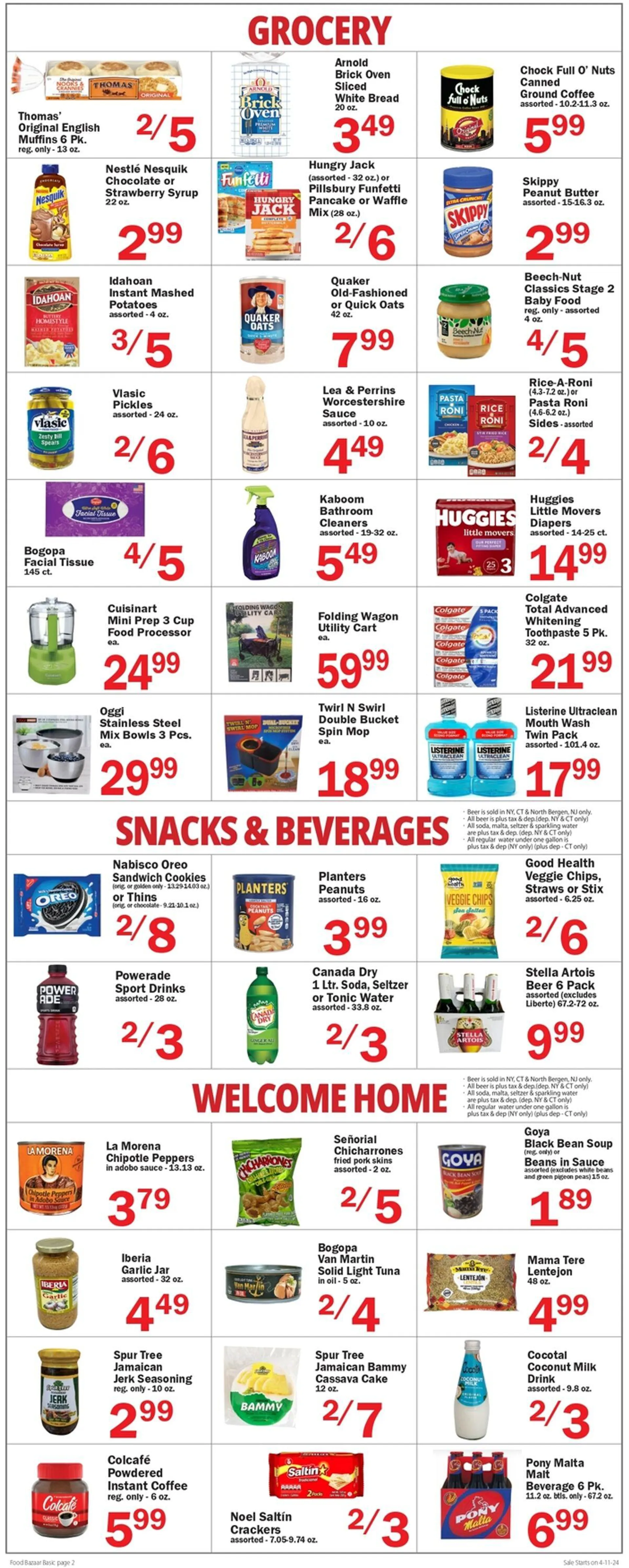 Weekly ad Food Bazaar from April 11 to April 17 2024 - Page 2