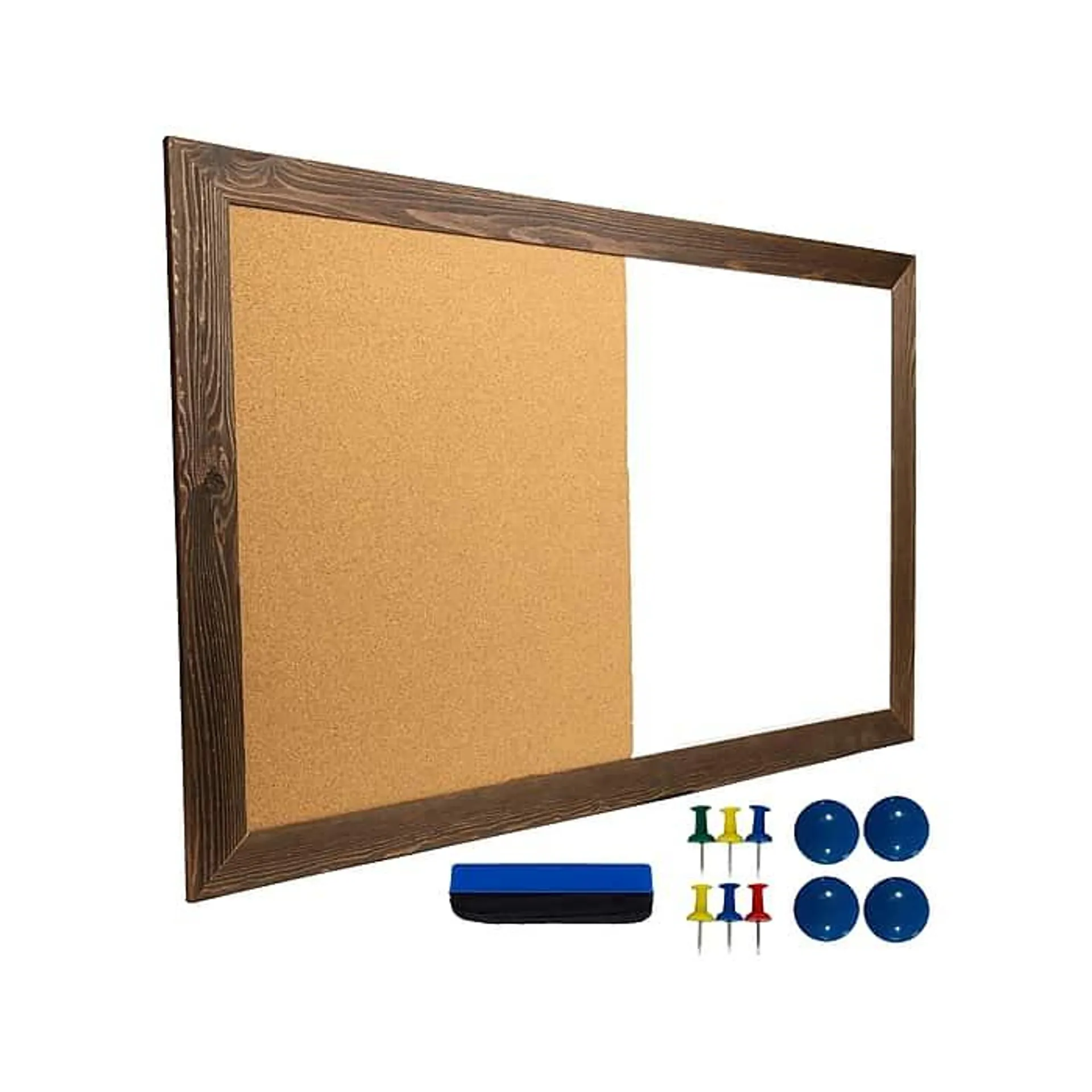 Excello Global Products Combination Dry-Erase Whiteboard,