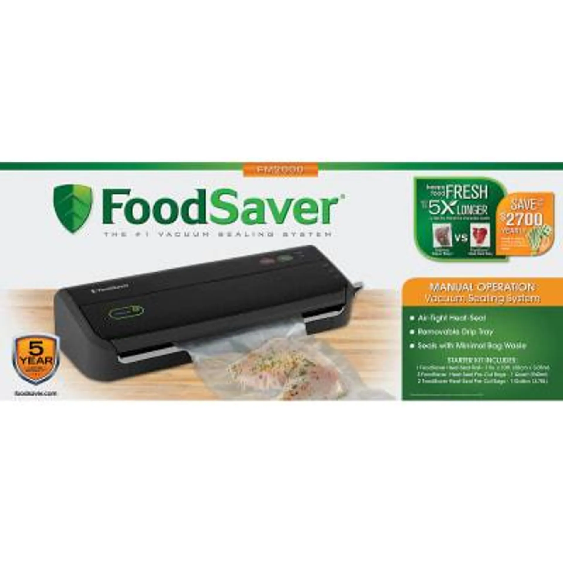 FoodSaver FM2000 Vacuum Sealing System