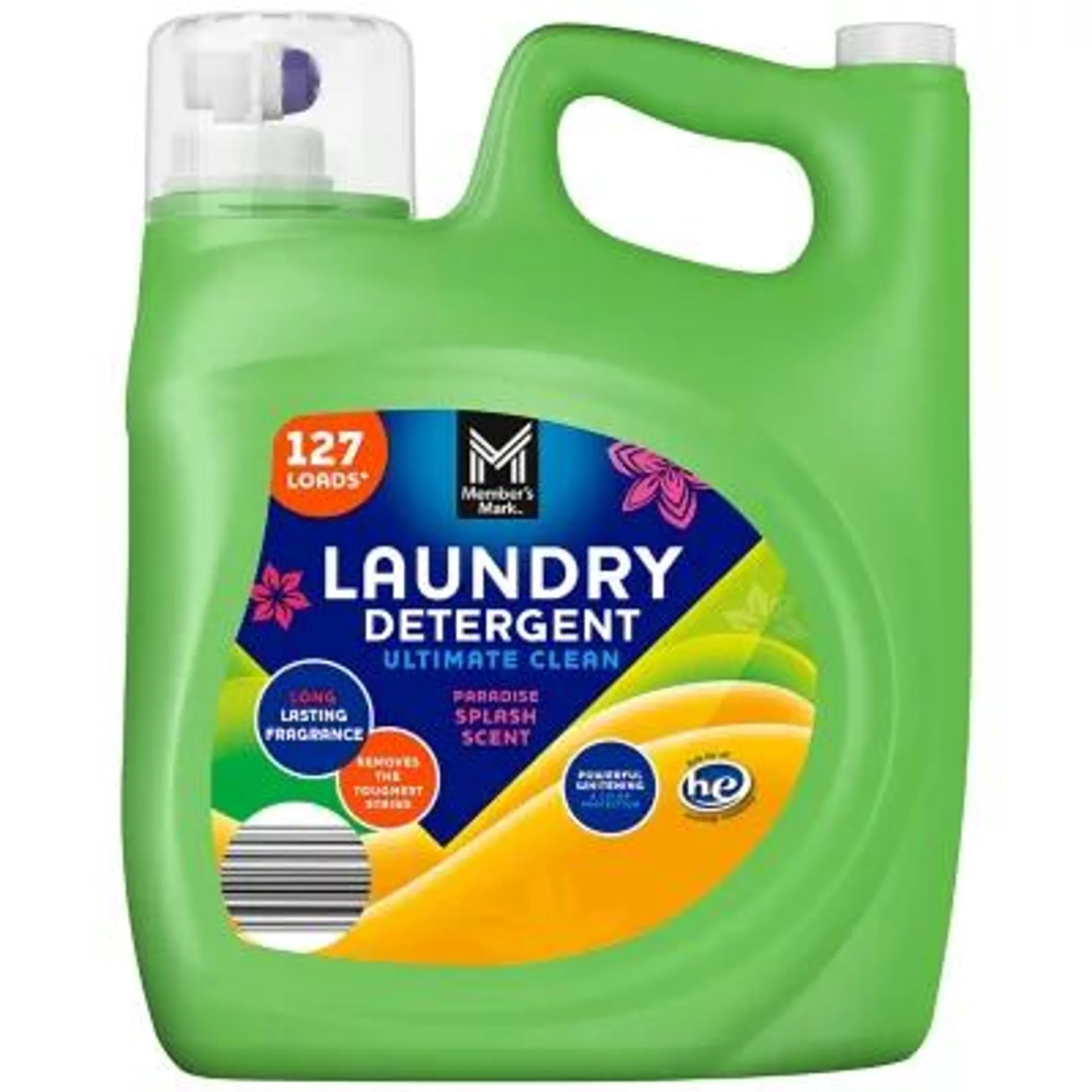 Member's Mark Liquid Laundry Detergent, Paradise Splash, 127 loads, 196 fl. oz.