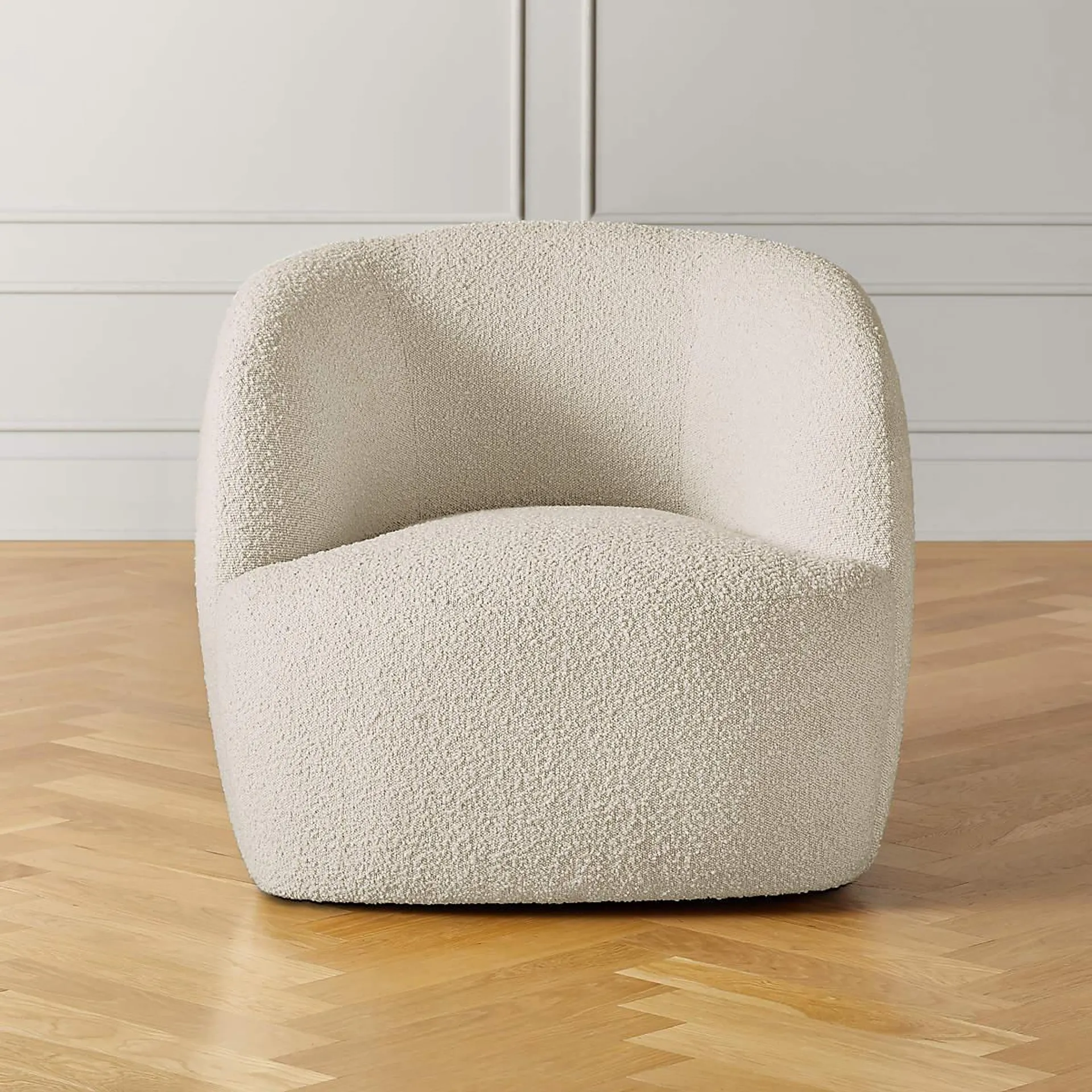 Gwyneth Ivory Boucle Accent Chair by Goop