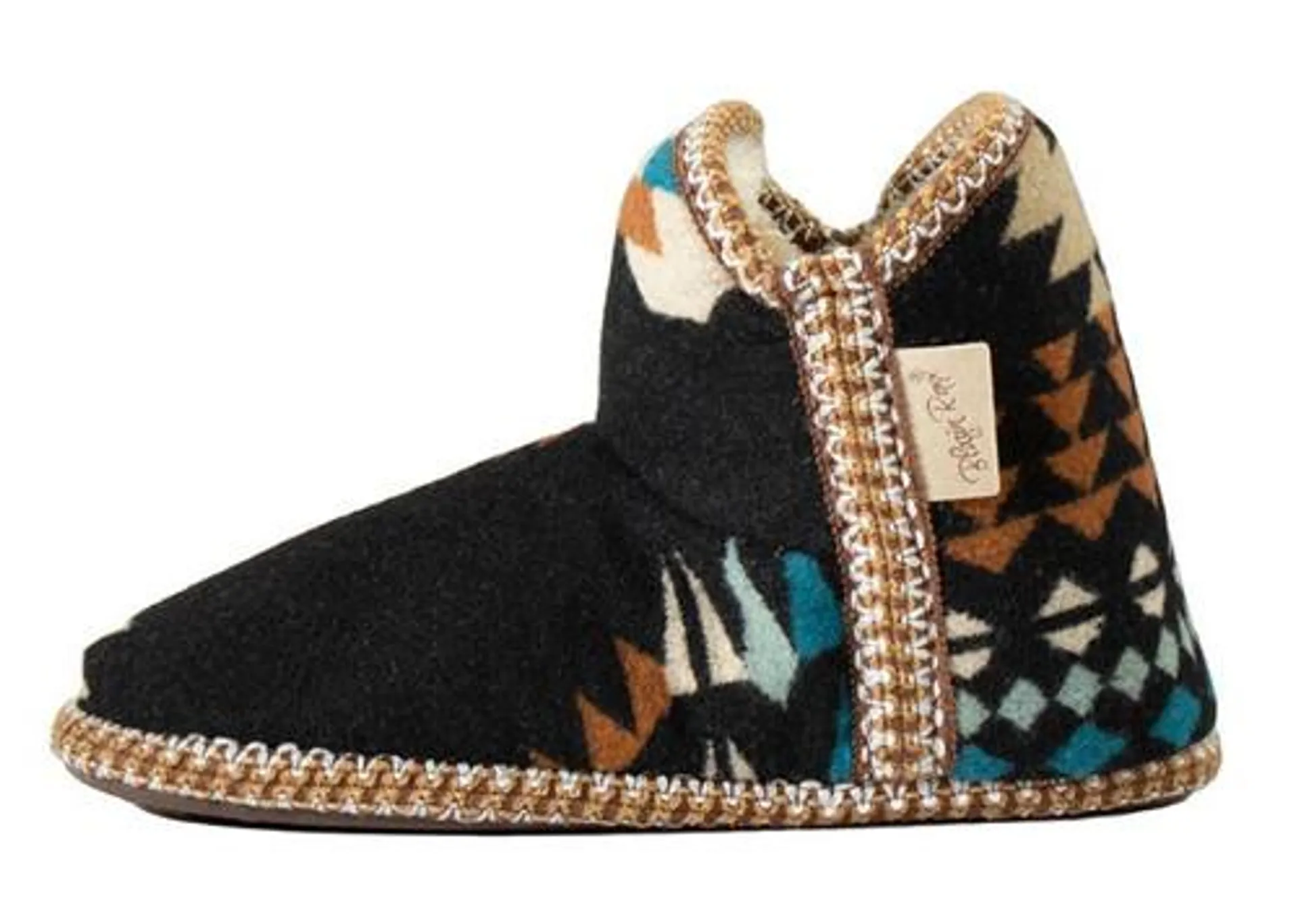 Blazin Roxx Women's Lexi Black Aztec Ankle Slipper