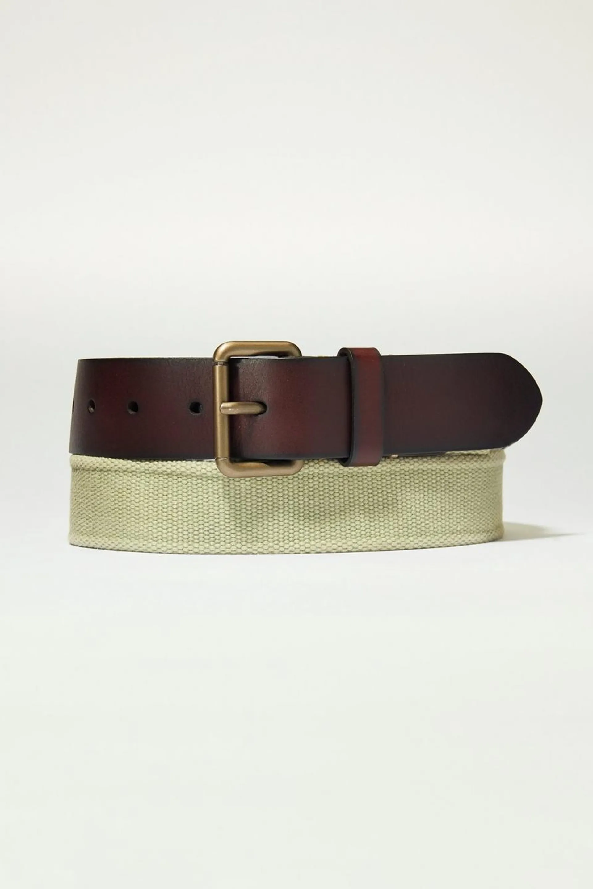 mens washed webbed belt