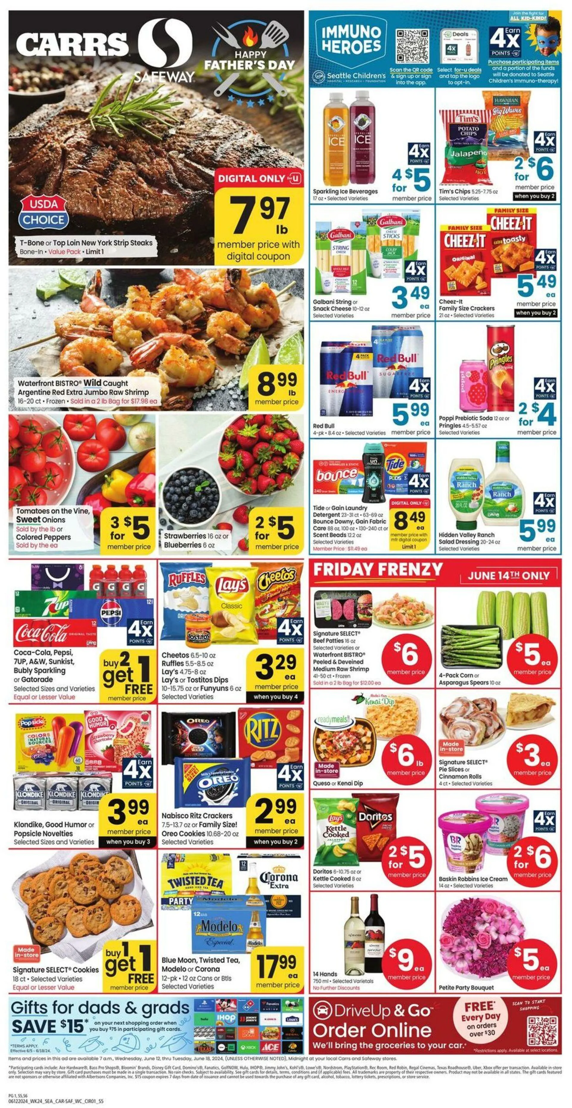 Weekly ad Carrs from June 12 to June 18 2024 - Page 1