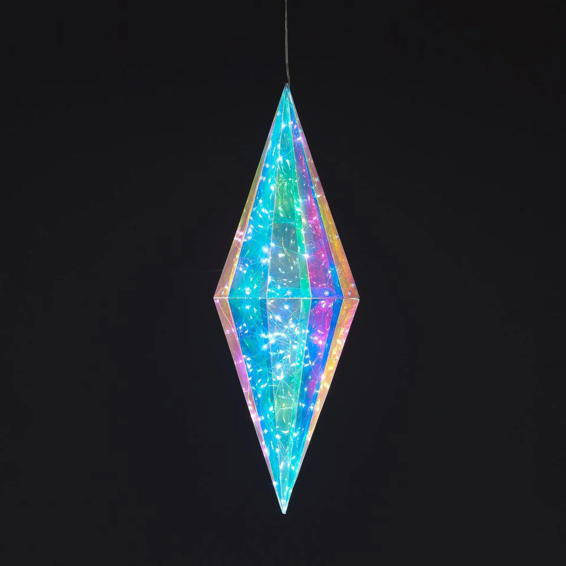 Battery Operated 60cm Dream Hanging Diamond Christmas Light