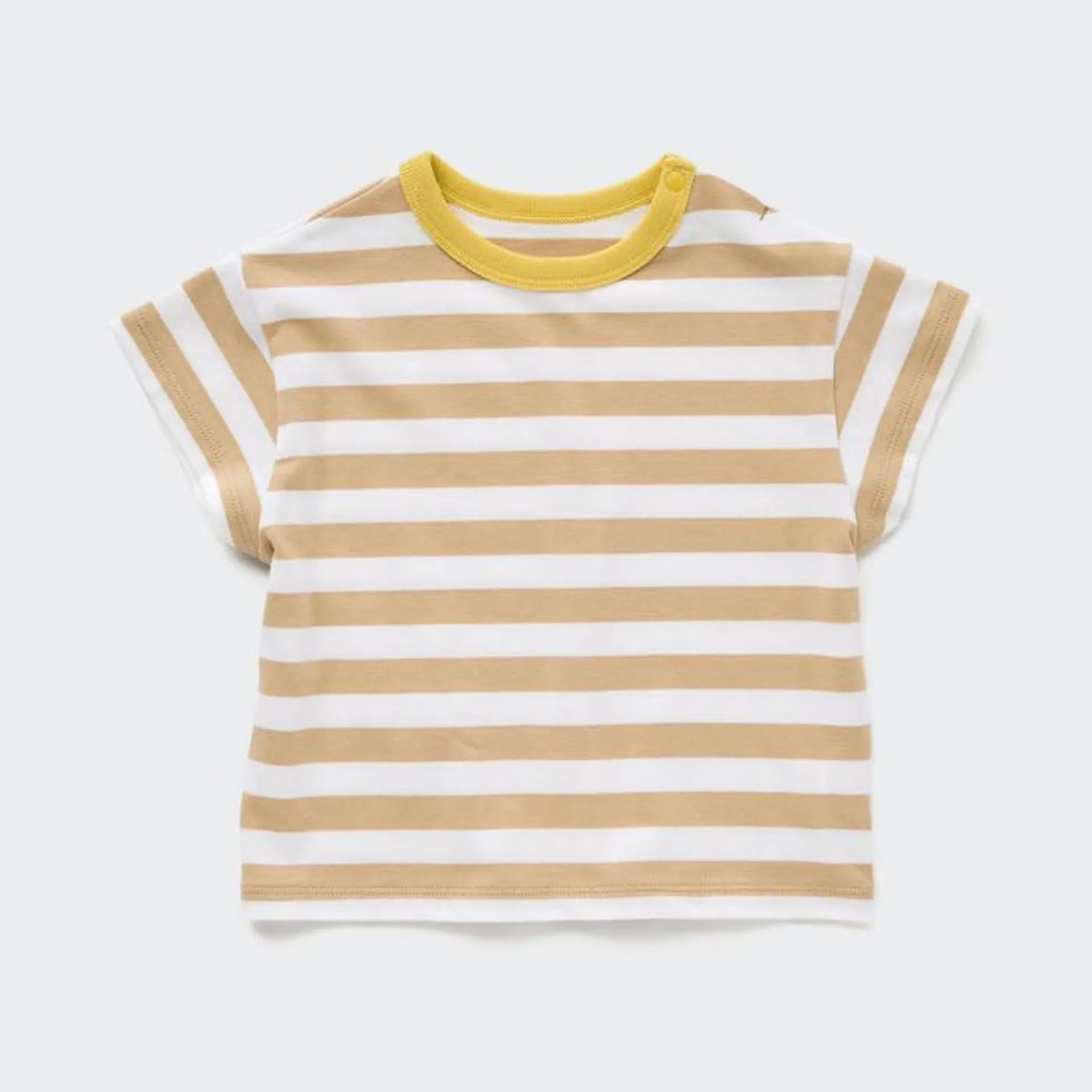 Dry Crew Neck Striped T-Shirt