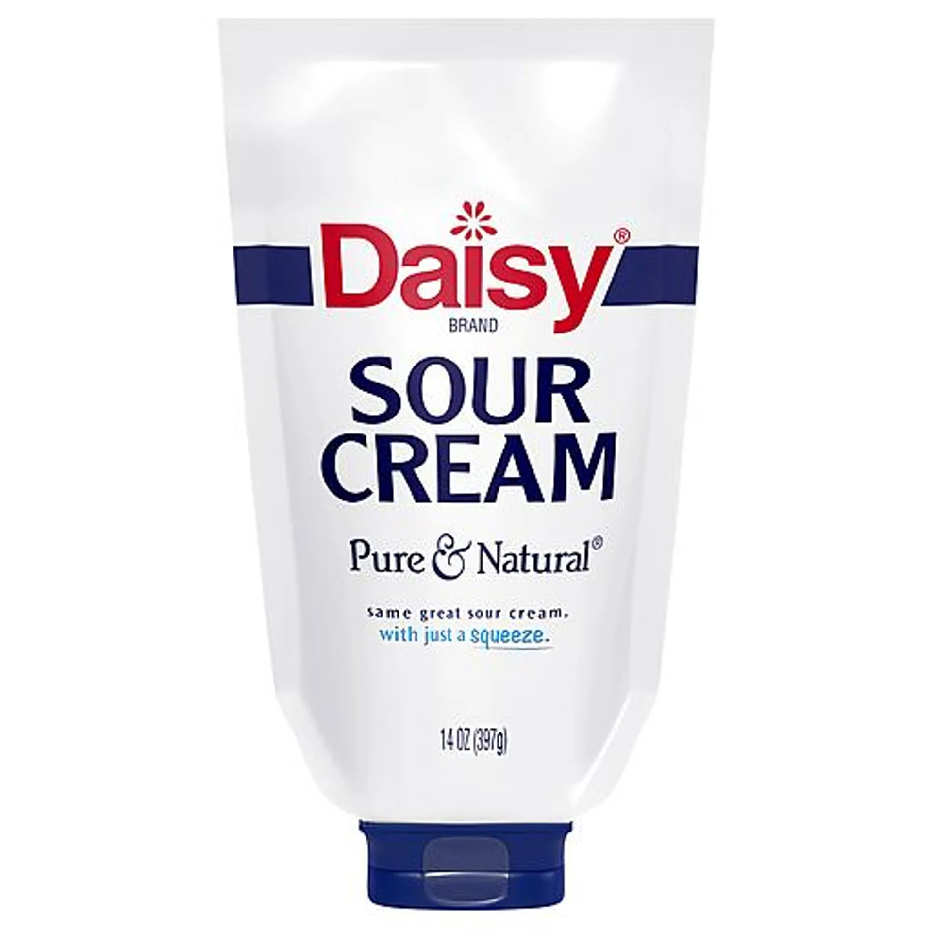 Daisy Brand Natural Sour Cream Squeezable 14 oz tub