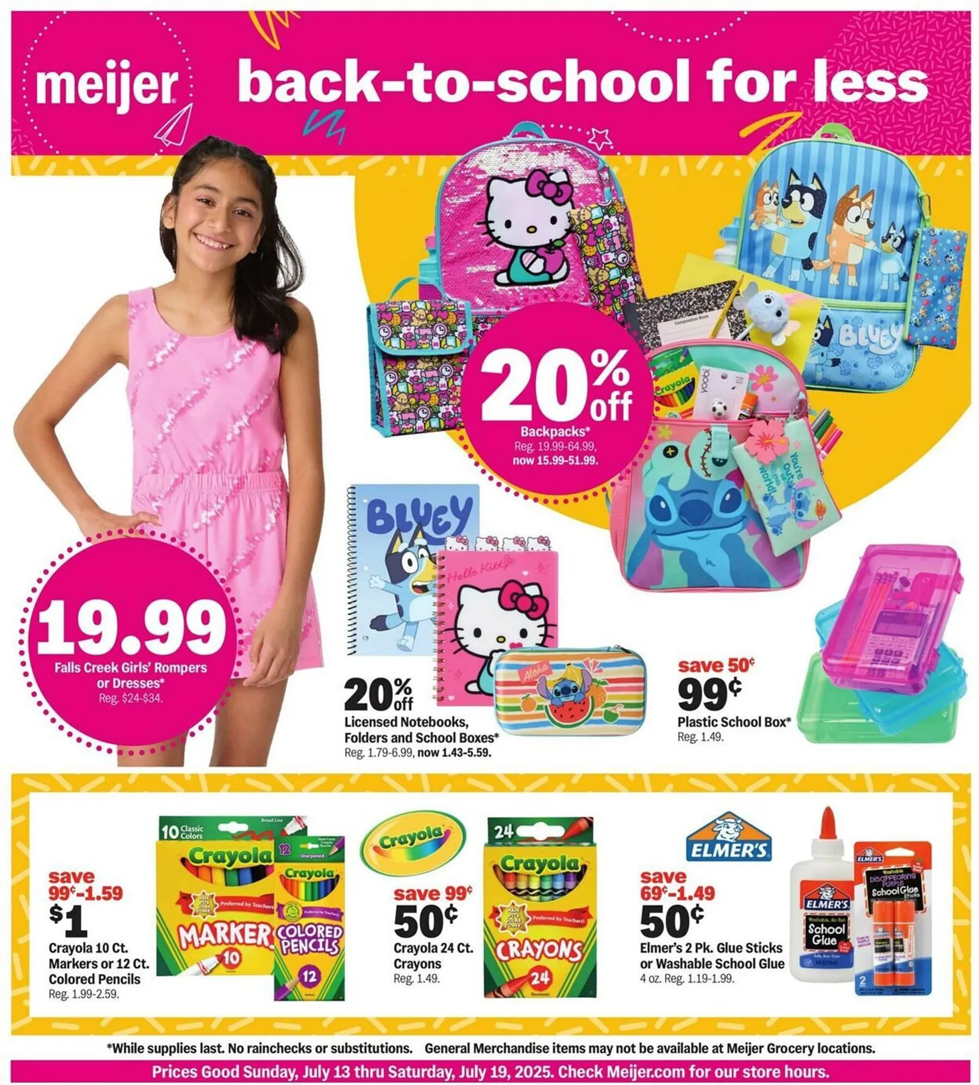Meijer Weekly Ad - 1