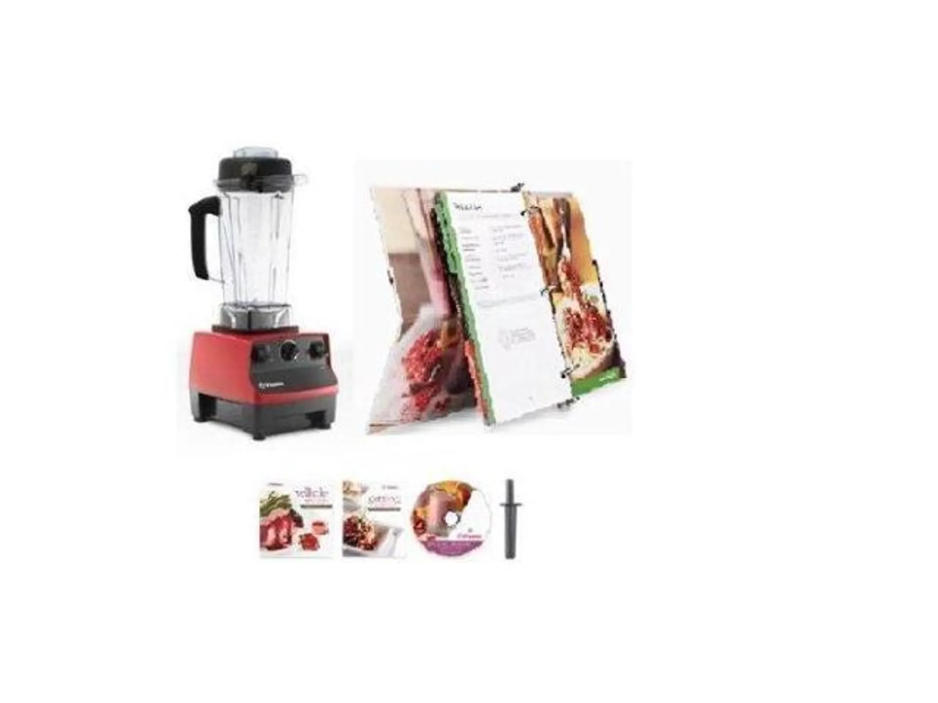 Vita-Mix 1392 Red 5200 Series 2Hp Variable Speed Countertop Blender with 64oz BPA Free Shatterproof Container, Red