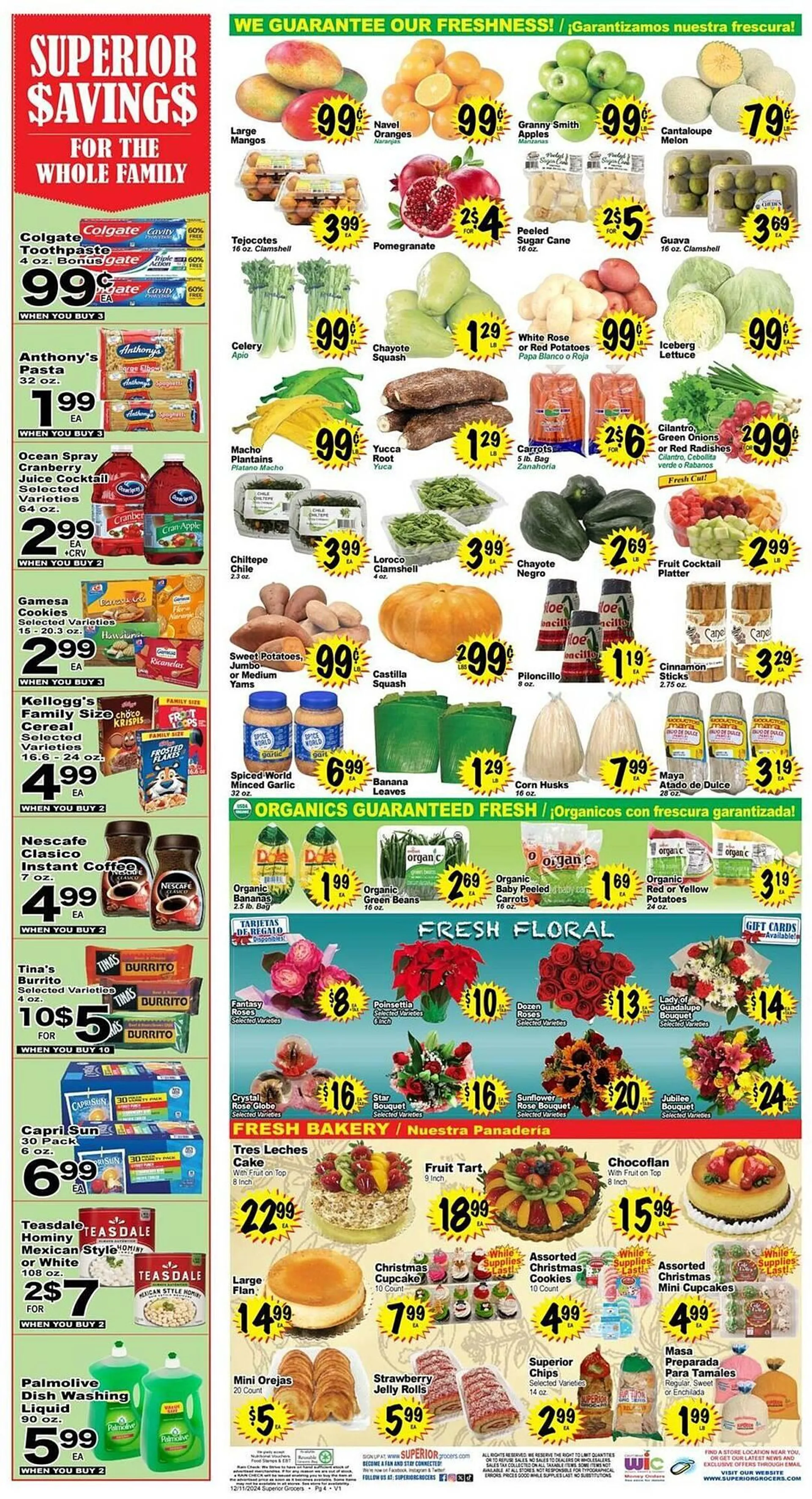 Weekly ad Superior Grocers Weekly Ad from December 11 to December 17 2024 - Page 4