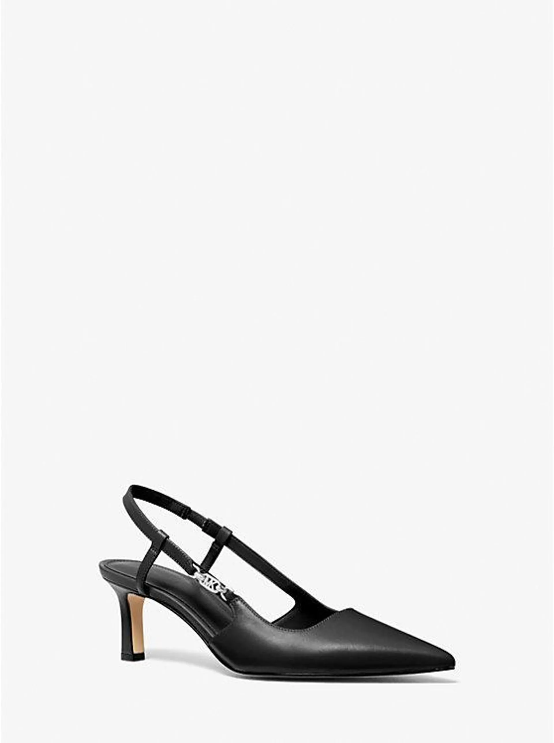 Daniella Leather Slingback Pump