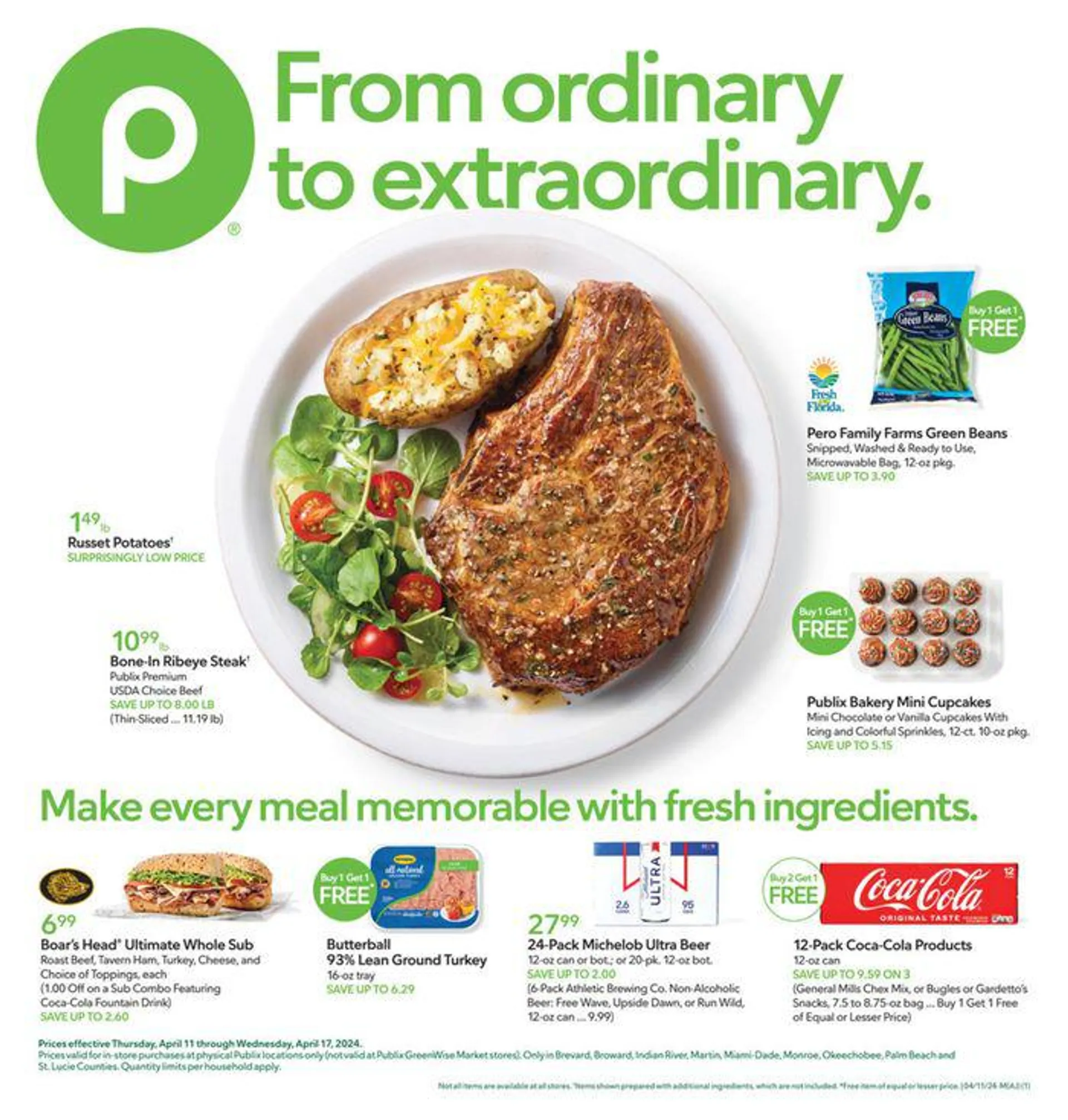 Weekly ad From Ordinary To Extraordinary from April 12 to April 17 2024 - Page 