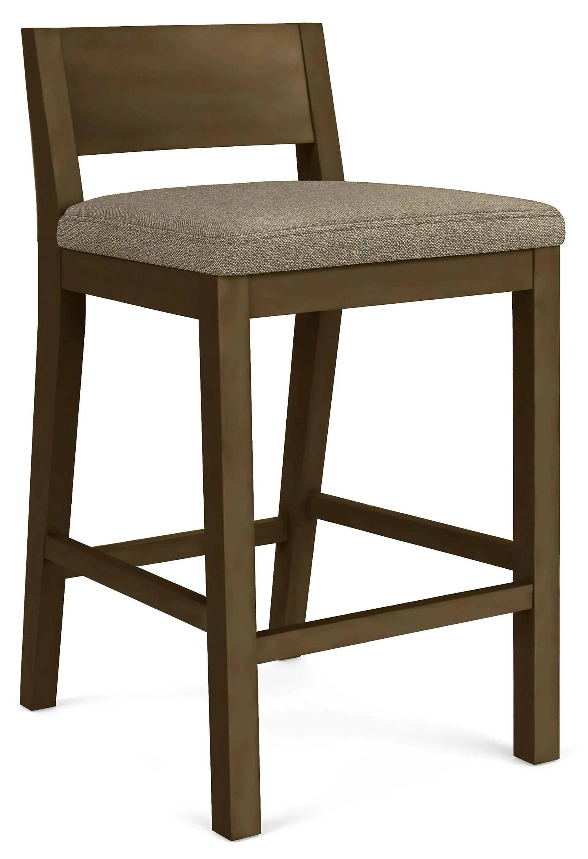 Afton Counter Stool in Tatum Gunmetal with Charcoal Frame