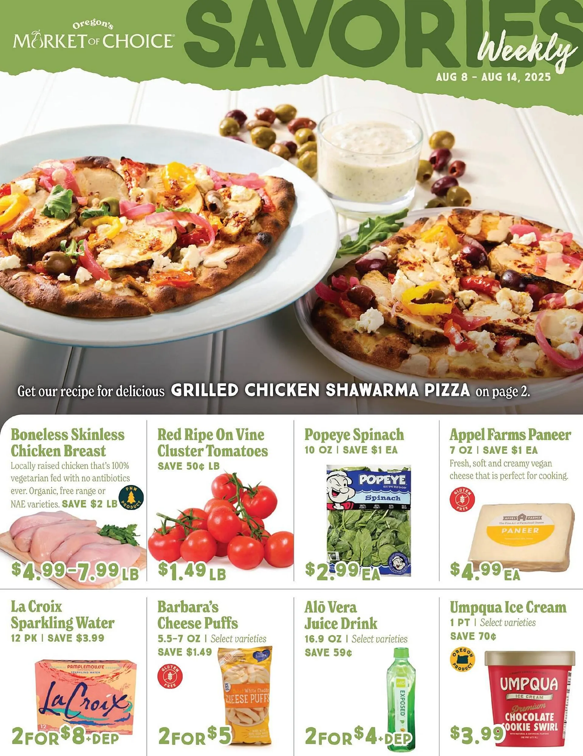 Weekly ad Market of Choice ad from August 8 to August 14 2025 - Page 1