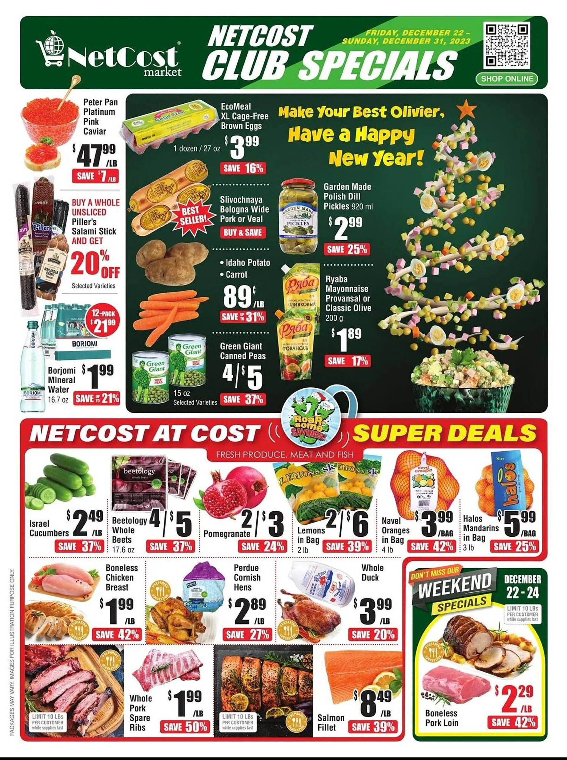 Weekly ad NetCost Market Weekly Ad from December 28 to January 10 2024 - Page 1