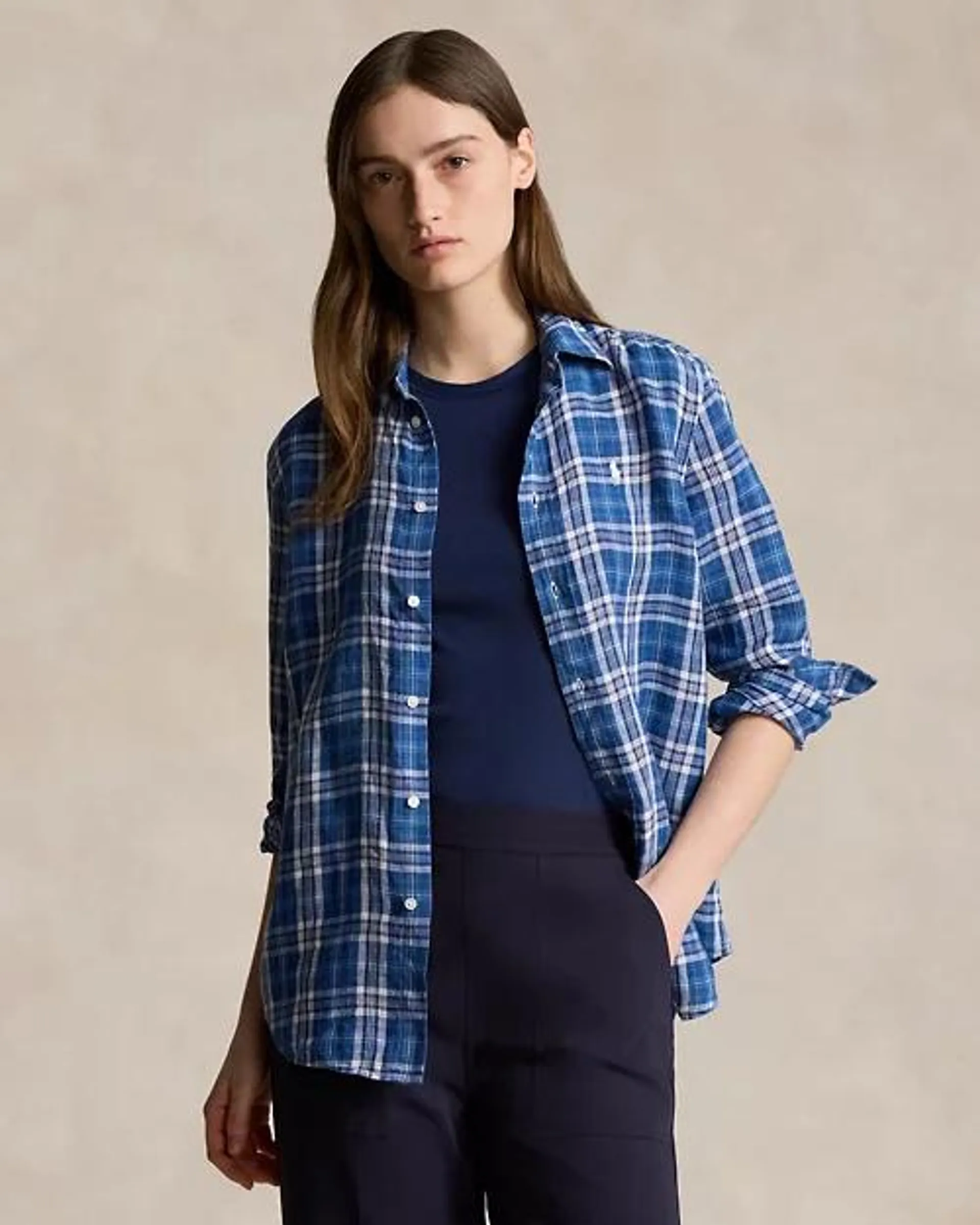 Relaxed Fit Linen Shirt