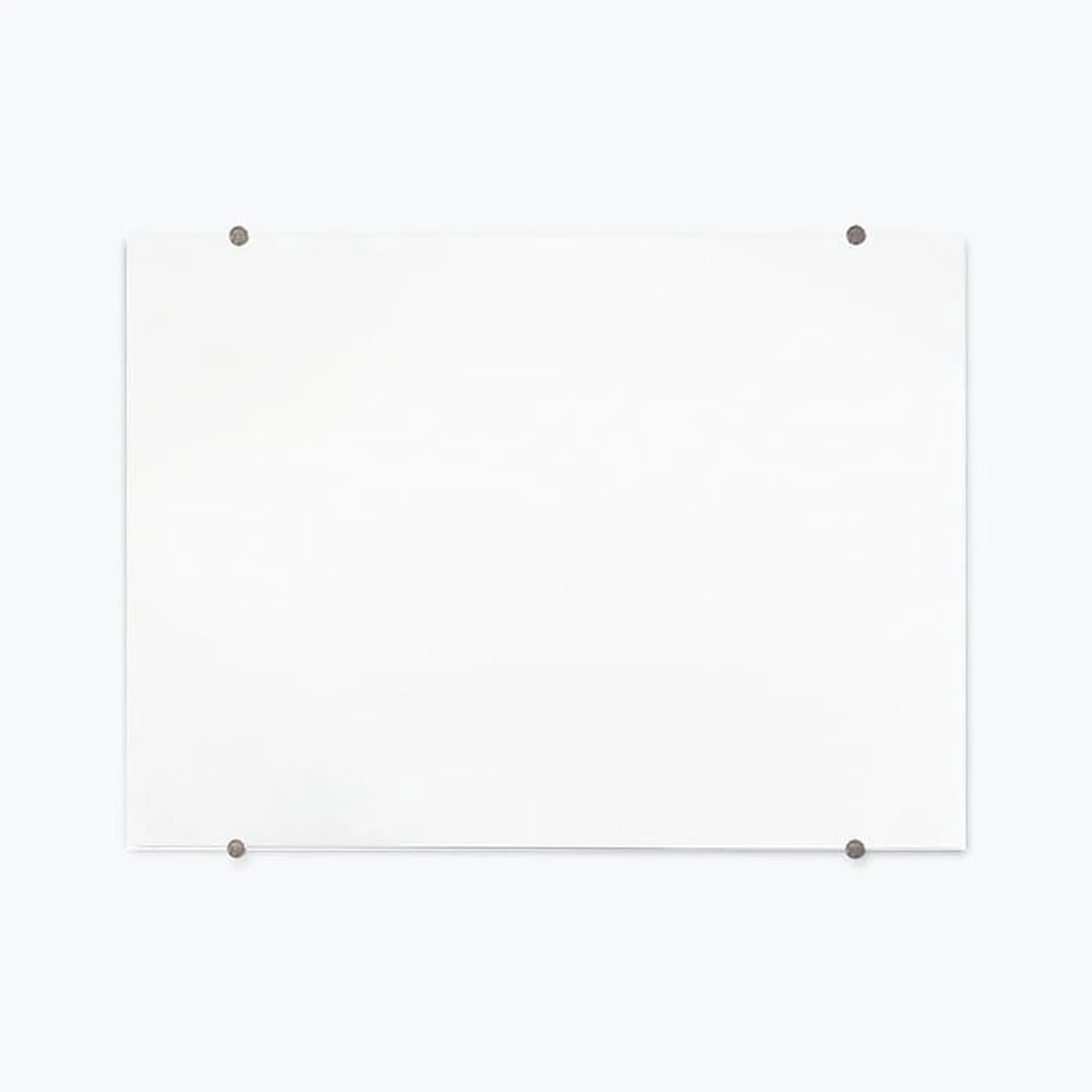 Luxor Magnetic Wall Mounted Glass Dry Erase Board,