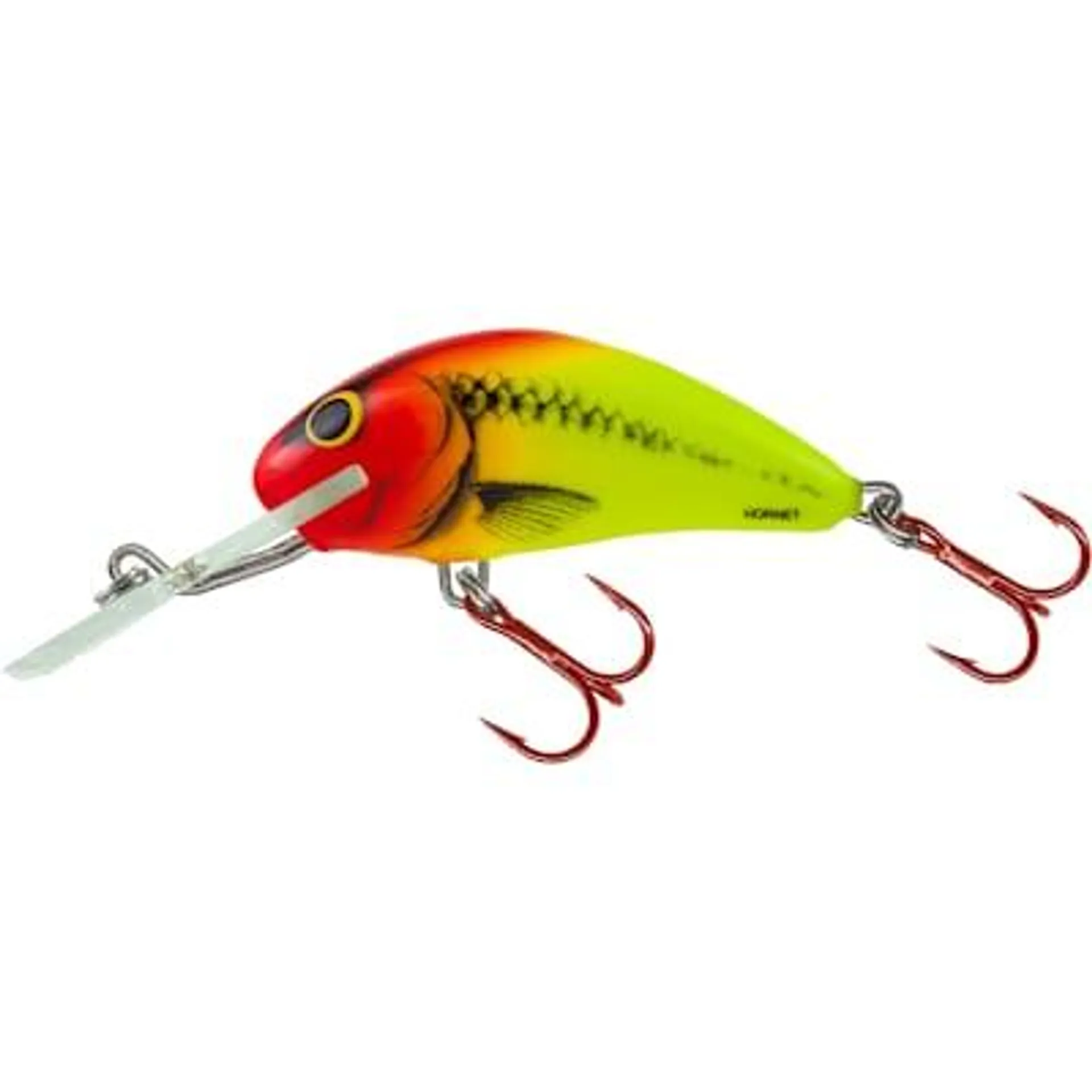 Salmo Hornet Floating Lime Clown Can Crankbait