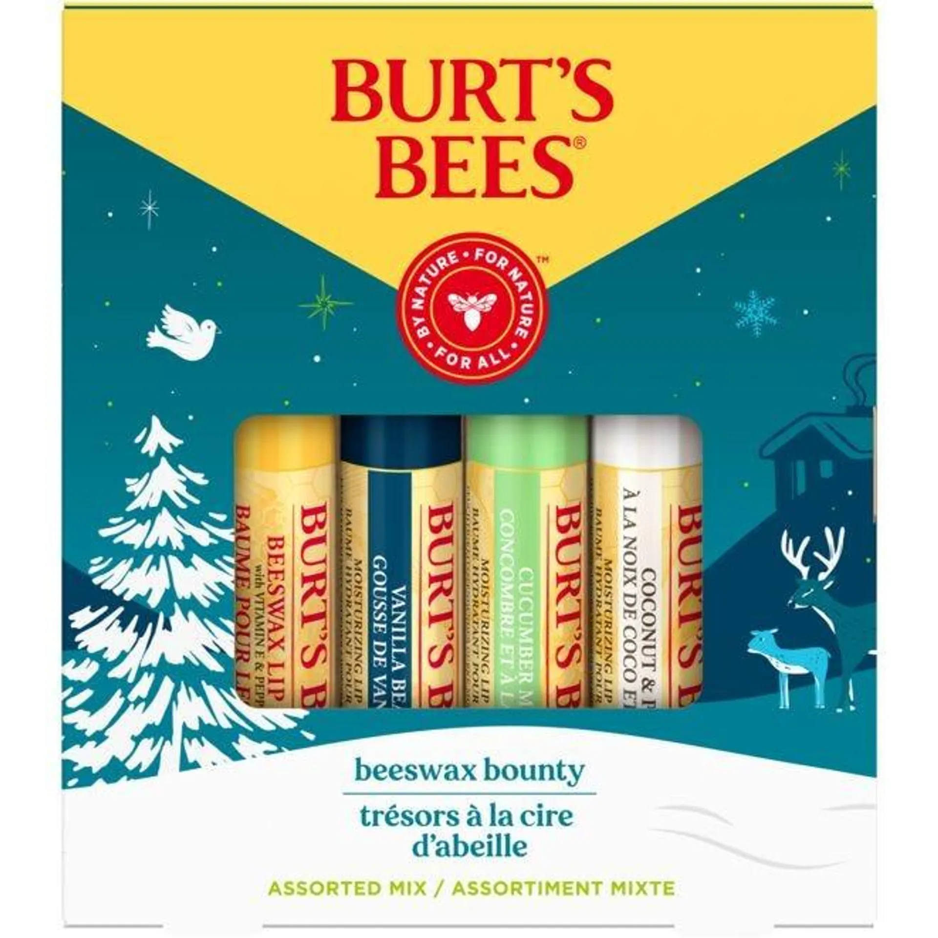 Beeswax Bounty Lip Balm Holiday Gift Set