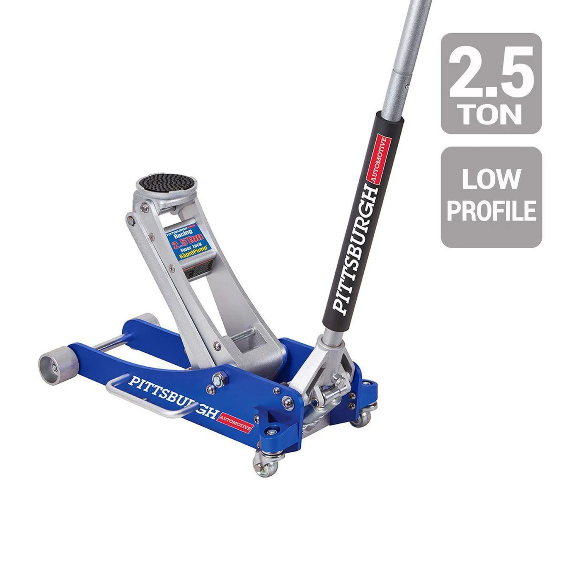 2.5 Ton Low-Profile Aluminum Racing Floor Jack with RAPID PUMP