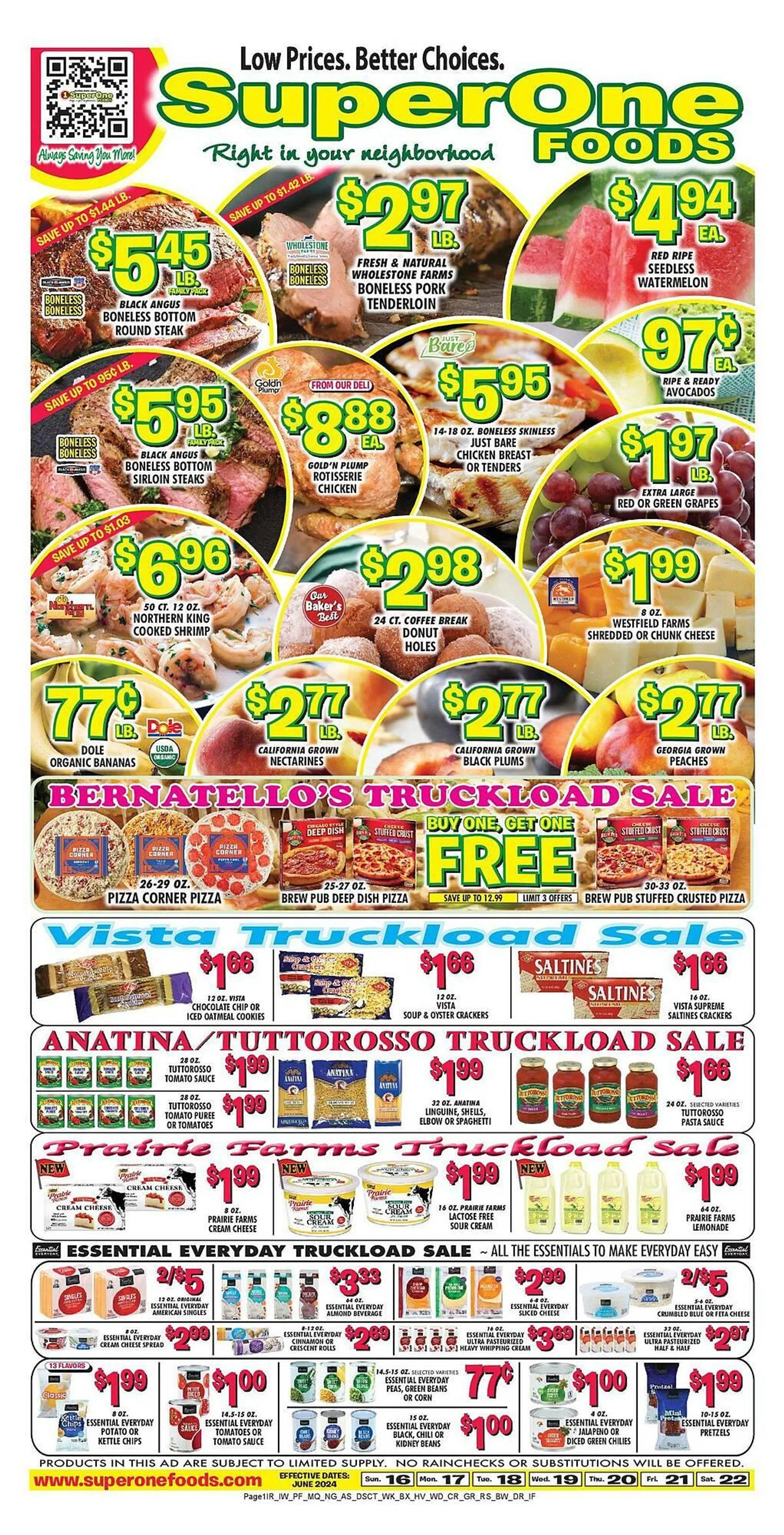 Miners County Market Weekly Ad - 1