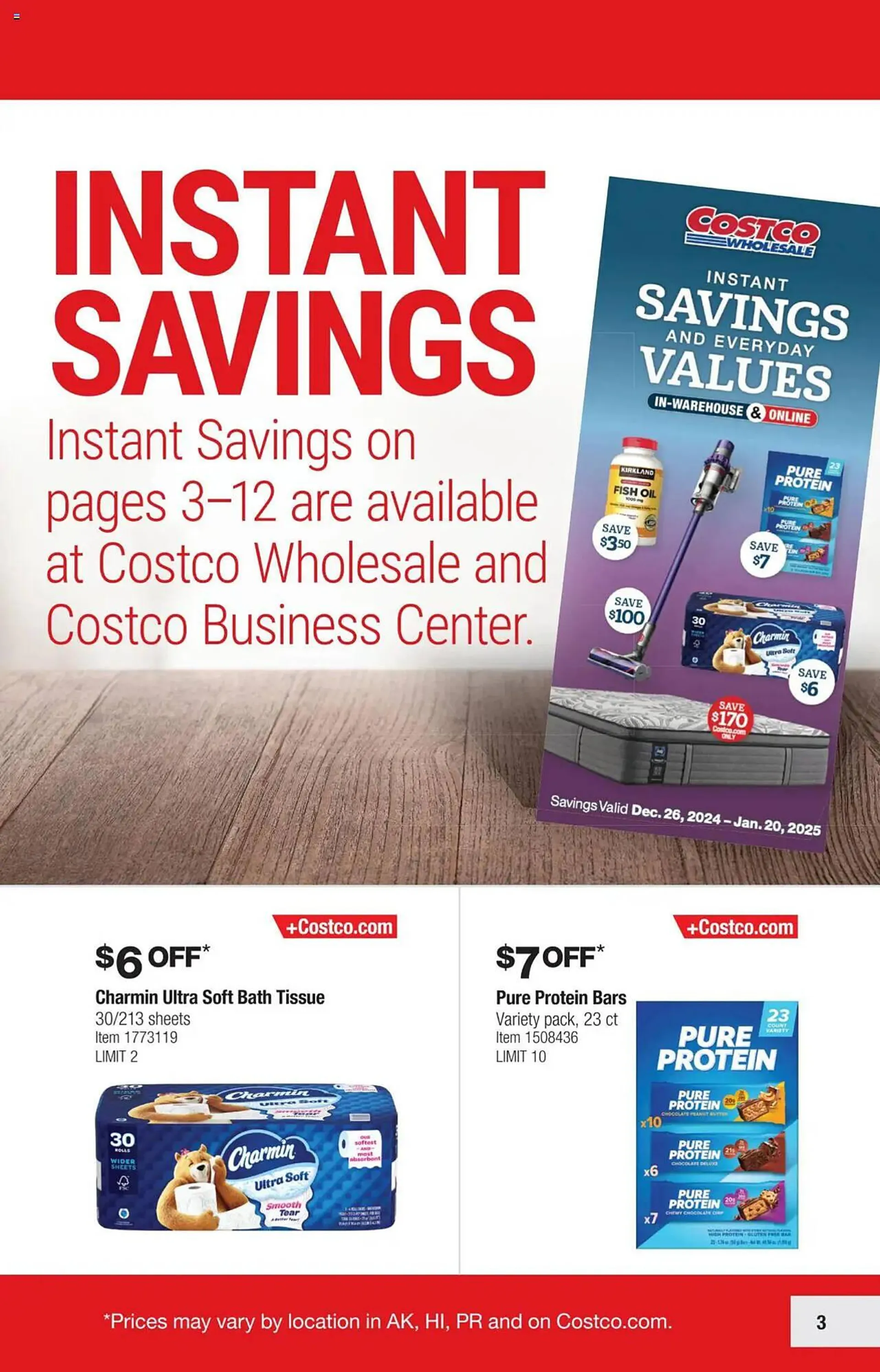 Weekly ad Costco Weekly Ad from December 26 to January 20 2025 - Page 3