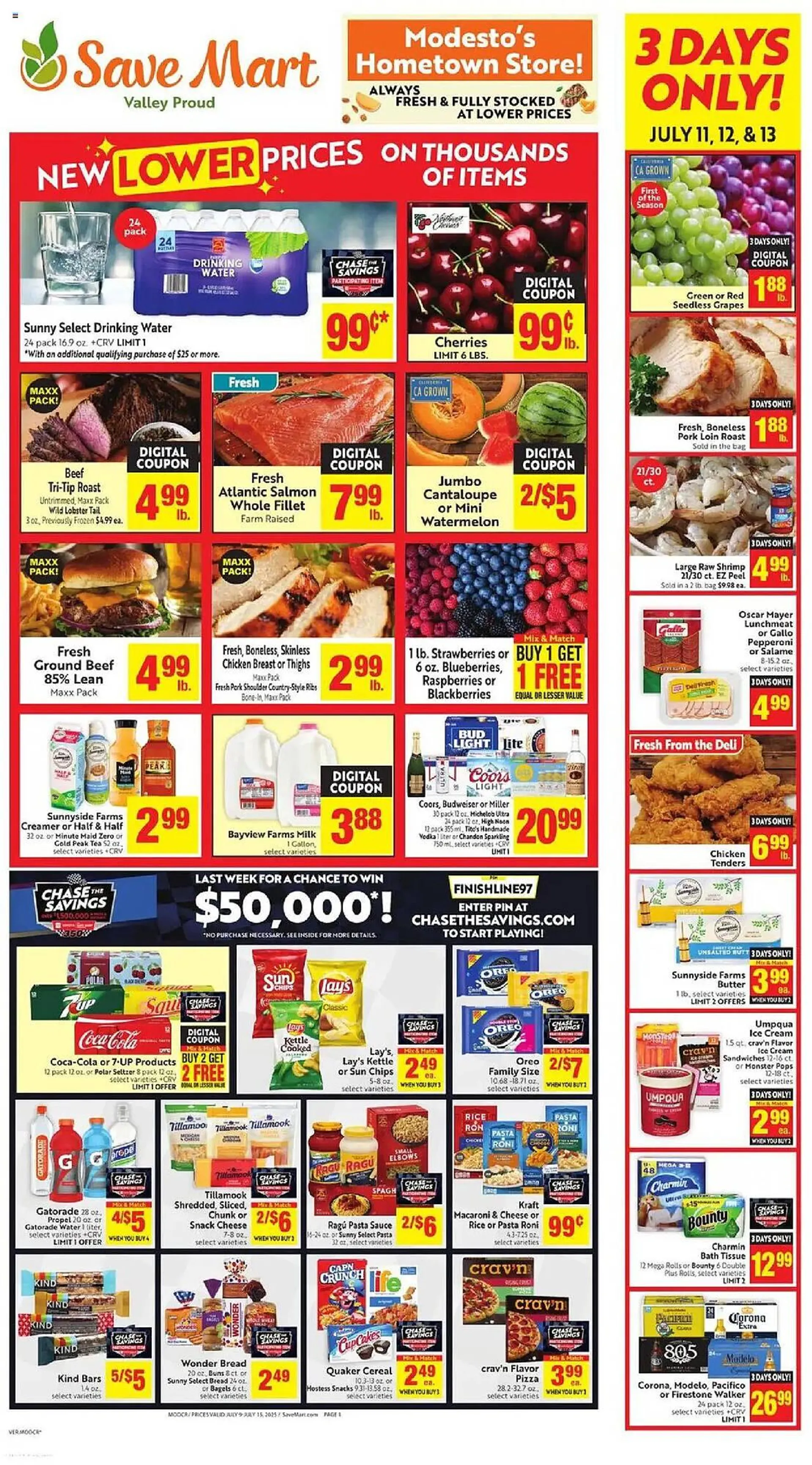 Weekly ad Save Mart Weekly Ad from July 9 to July 16 2025 - Page 1