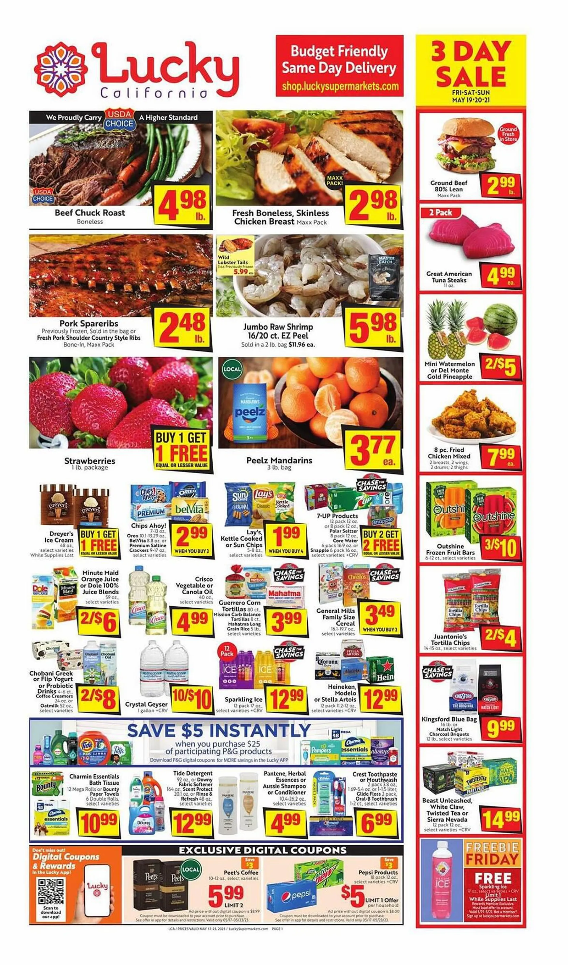 Lucky Supermarkets ad - 1