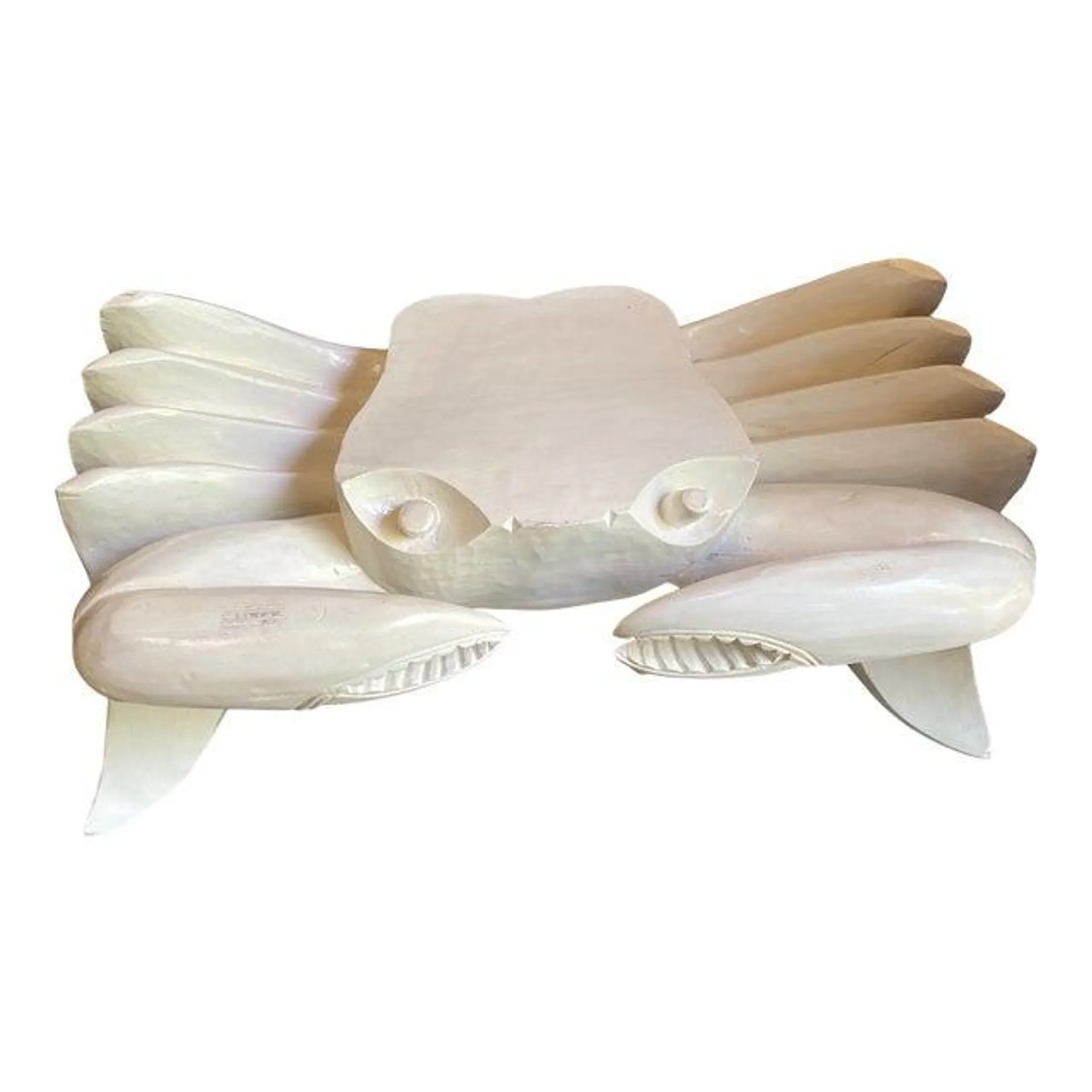 White Nautical Crab Coffee Table