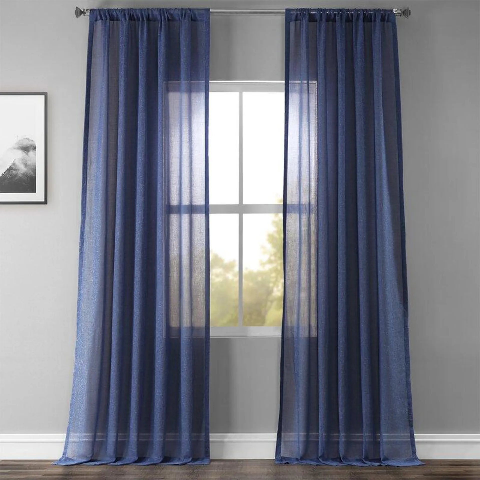 Larsa Sheer Linen Curtain