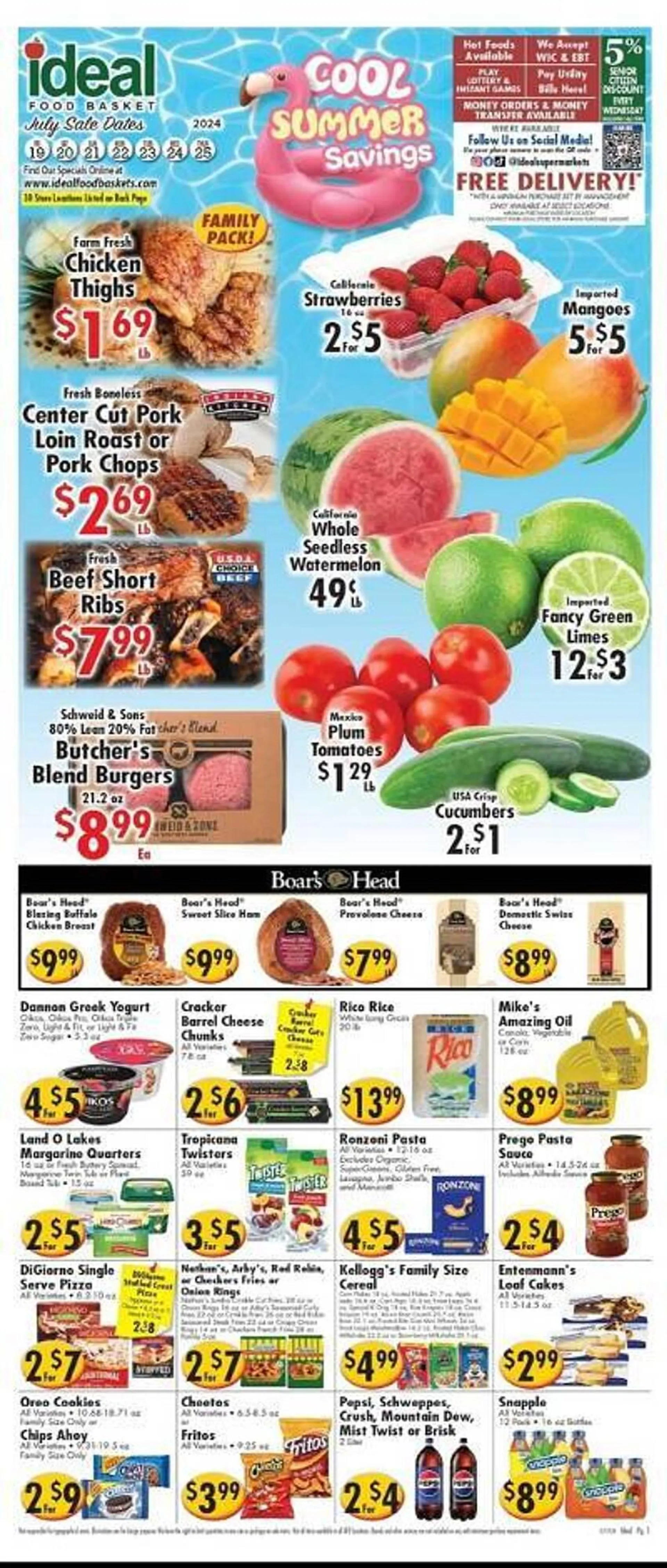 Ideal Food Basket Weekly Ad - 1