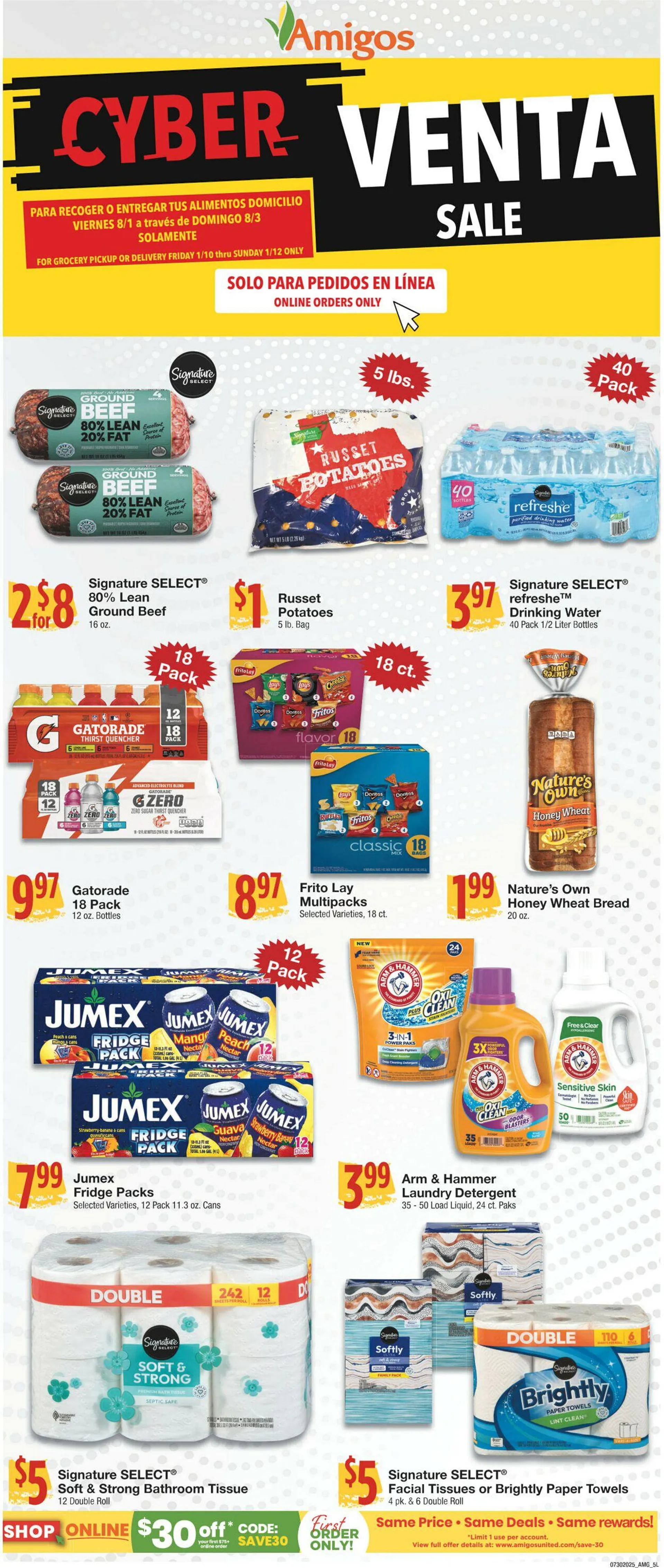 Weekly ad United Supermarkets Current weekly ad from July 29 to August 3 2025 - Page 1