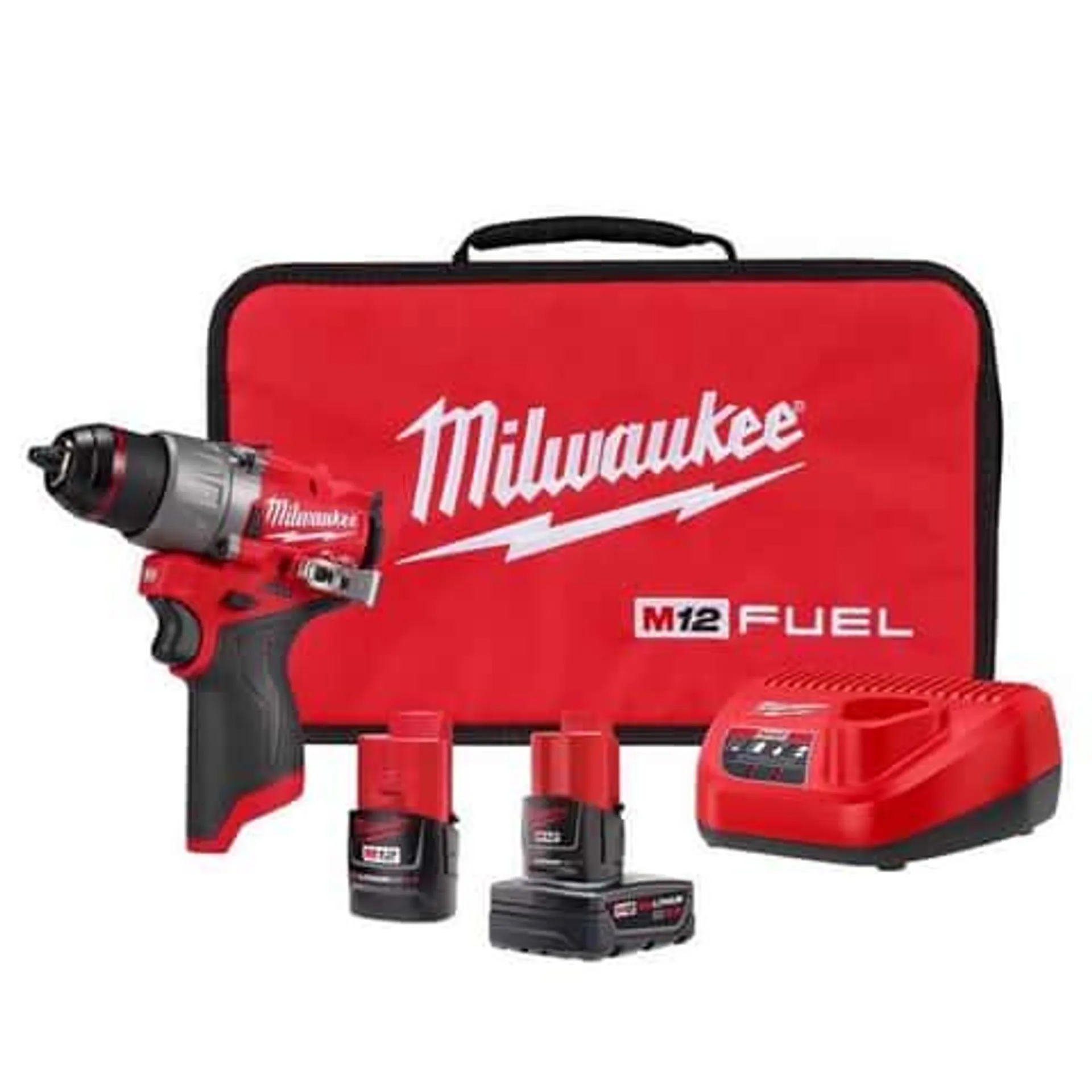 Milwaukee M12 FUEL 1/2 in. Brushless Cordless Drill/Driver Kit (Battery & Charger)