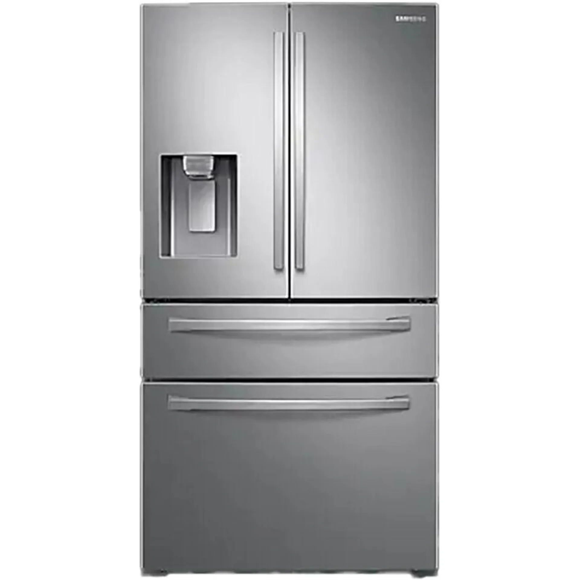 Samsung 36 in. 22.6 cu. ft. Smart Counter Depth French Door Refrigerator with External Ice & Water Dispenser - Stainless Steel