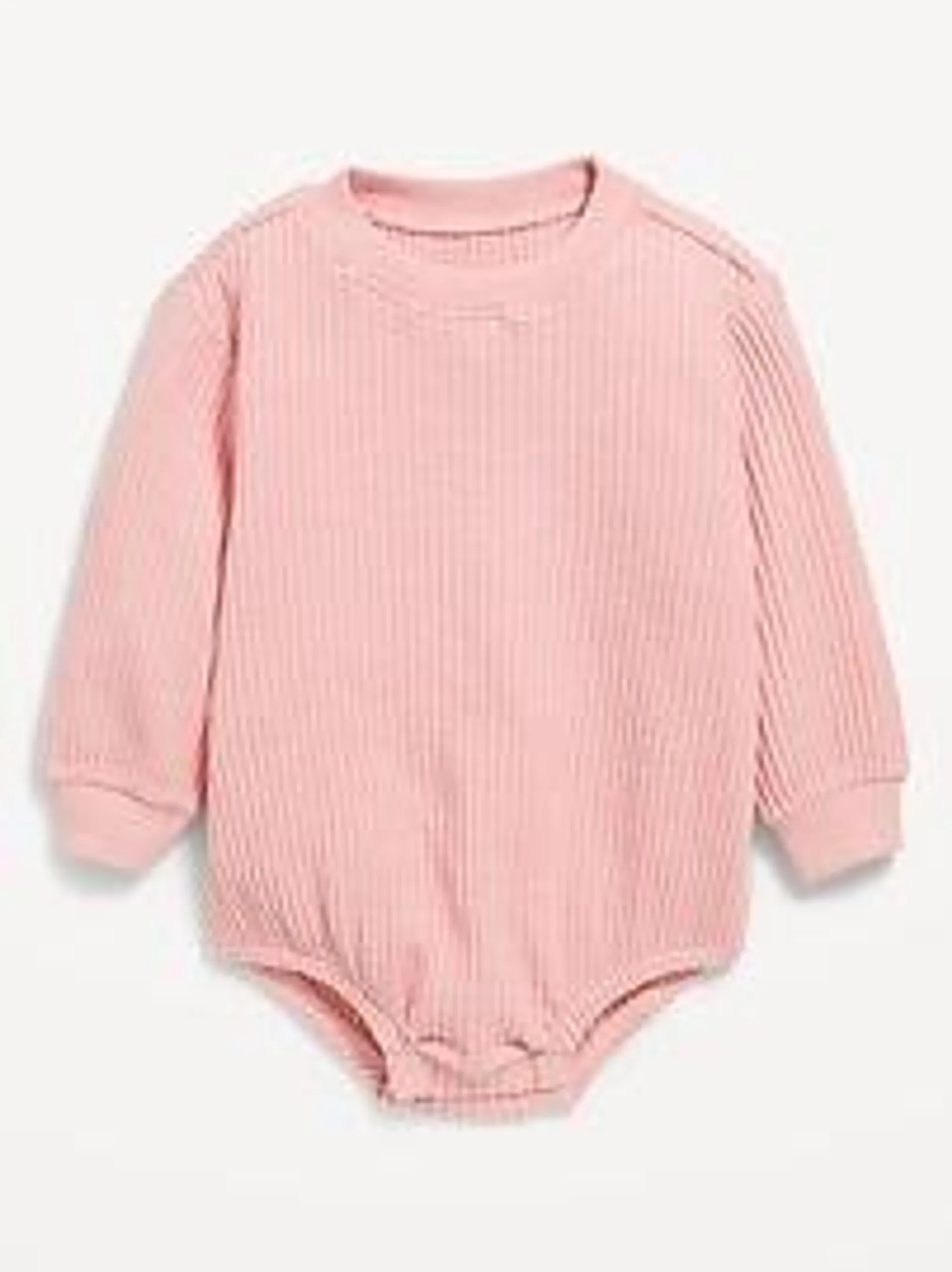 Long-Sleeve Thermal-Knit Romper for Baby