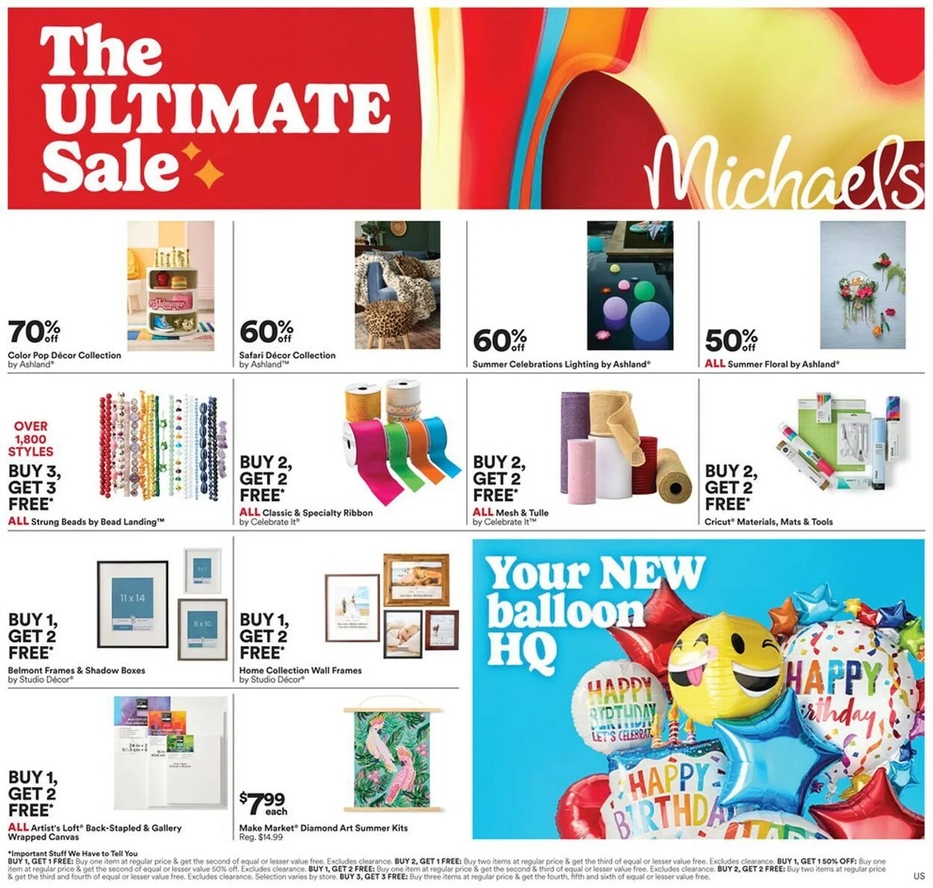 Weekly ad Michaels Weekly Ad from June 6 to June 15 2025 - Page 1