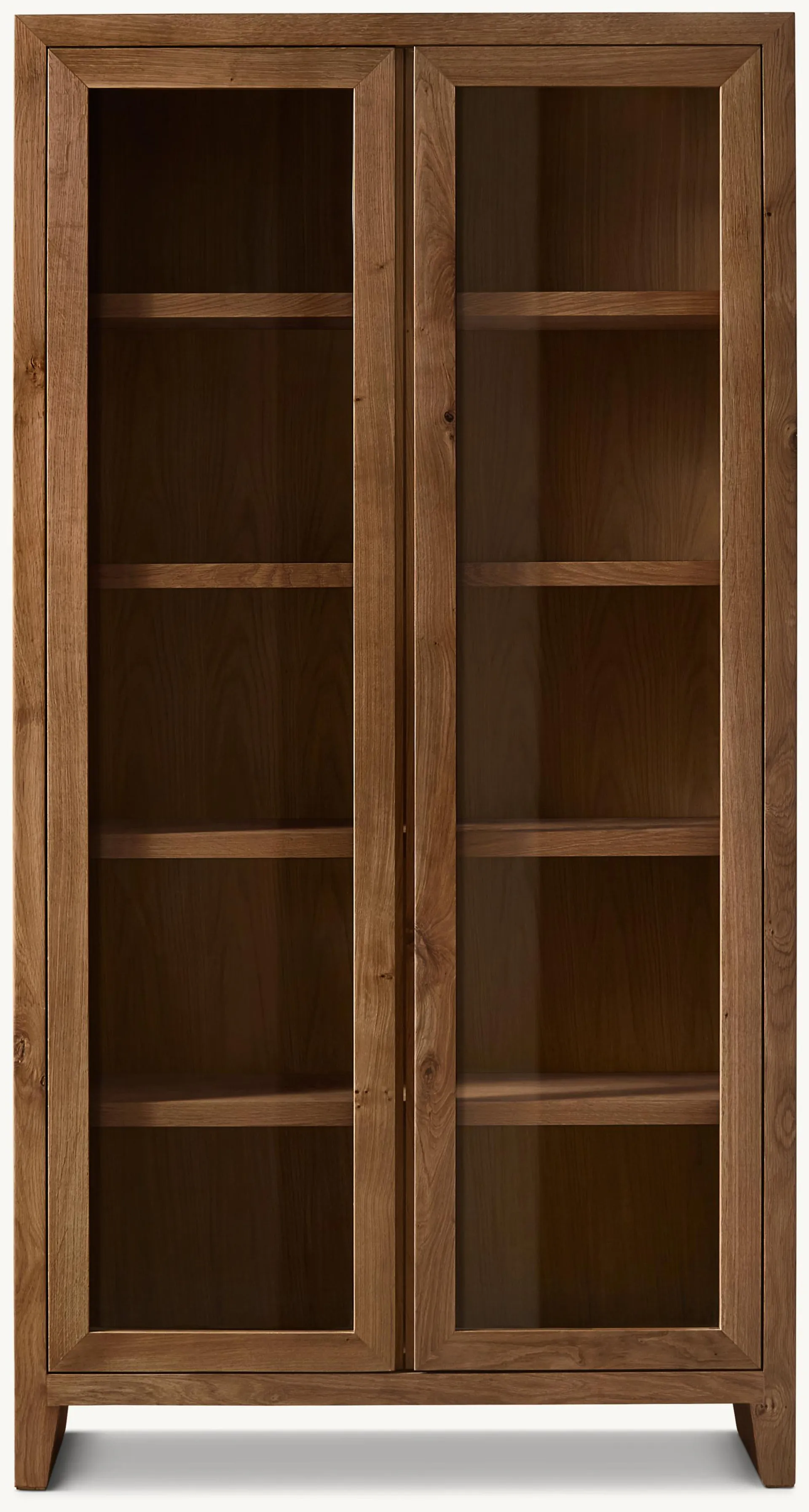 Wyeth Oak Glass Cabinet