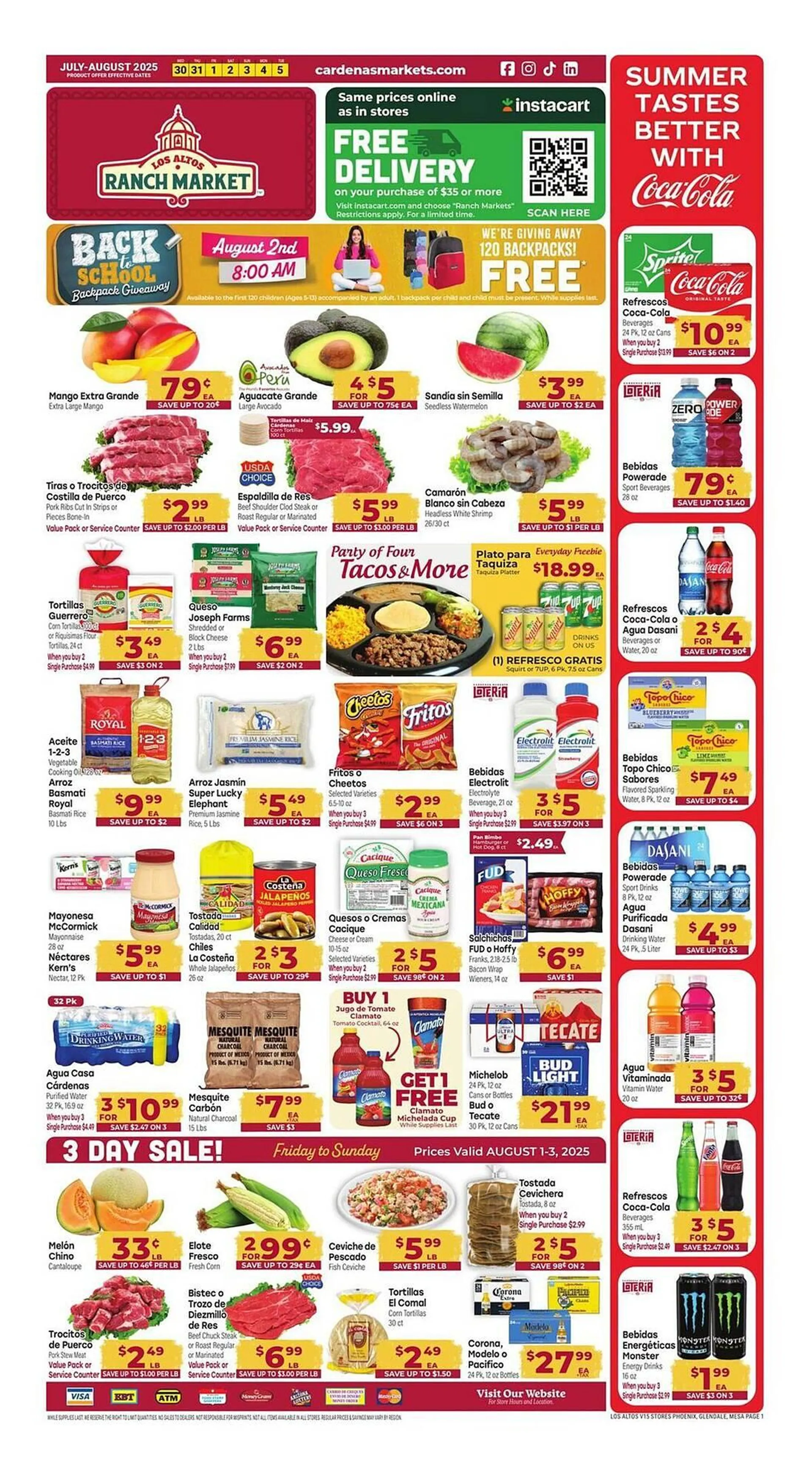 Weekly ad Los Altos Ranch Market Weekly Ad from July 30 to August 5 2025 - Page 1