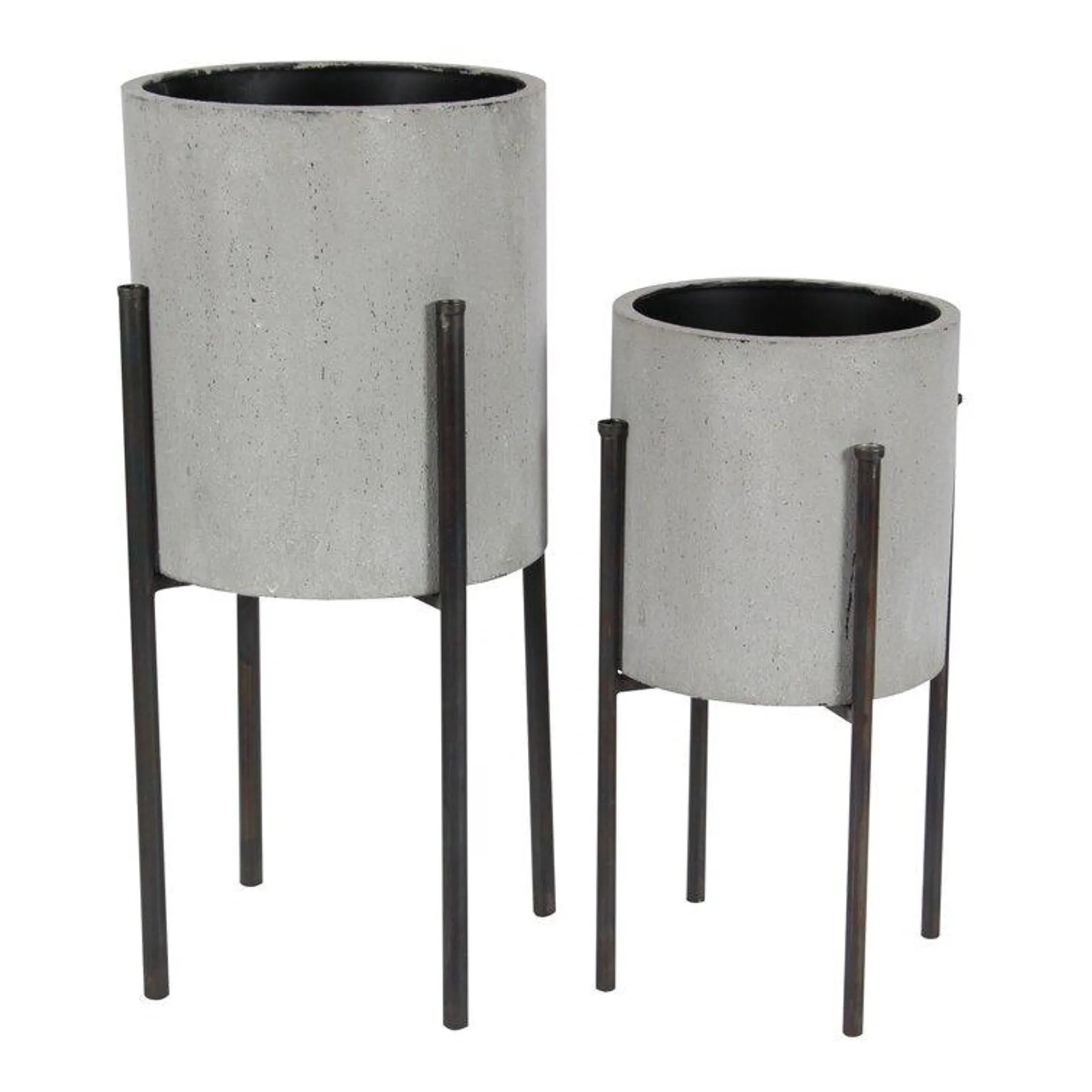 Emilia Metal Planter - Set of 2