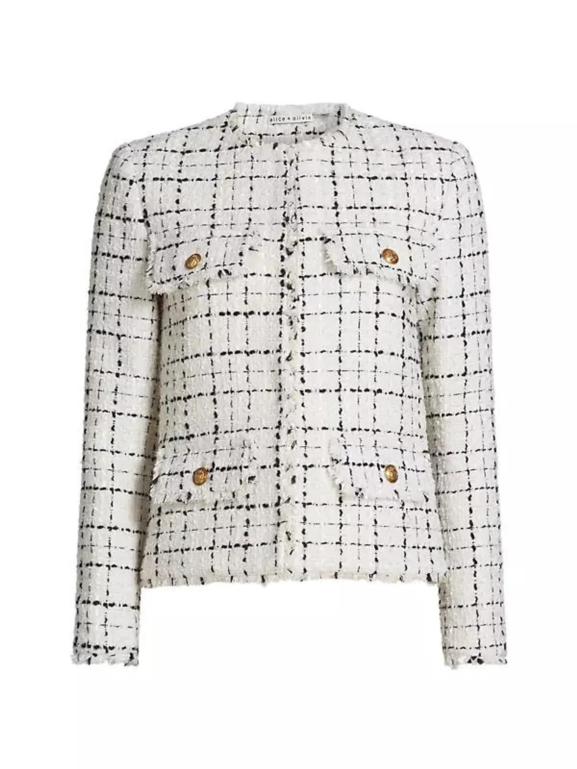 Dumont Windowpane Tweed Jacket