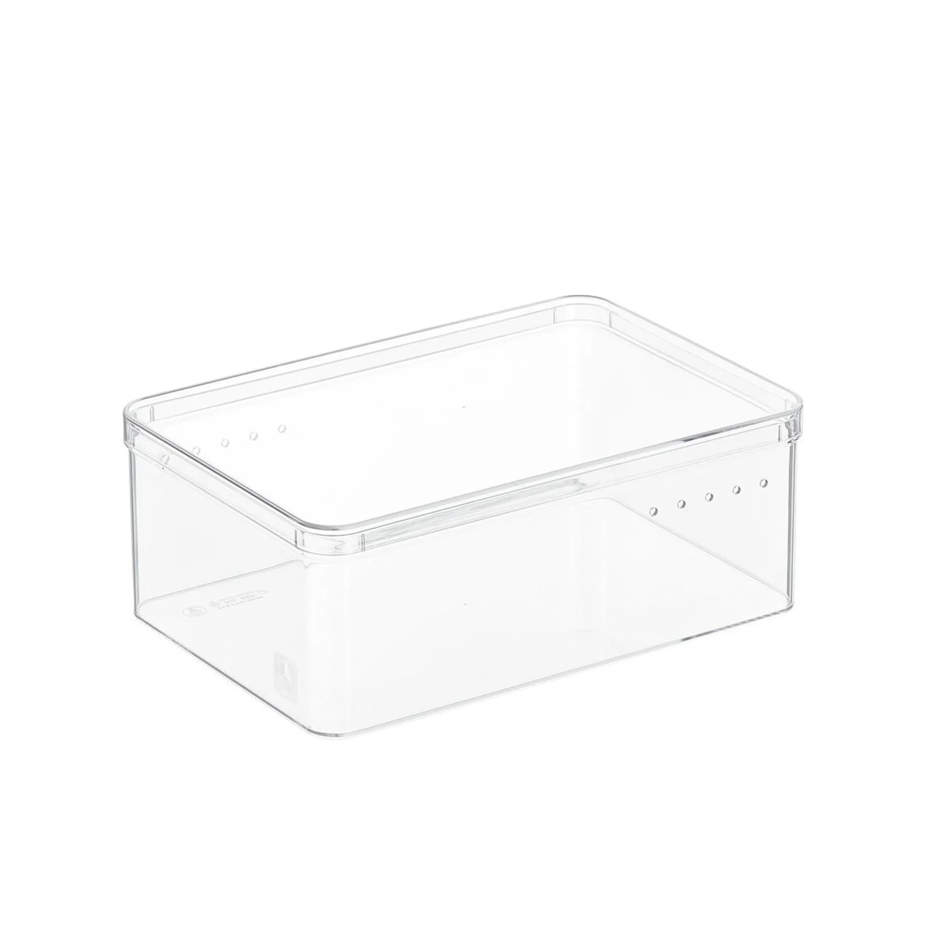 The Container Store Medium Shoe Box Clear