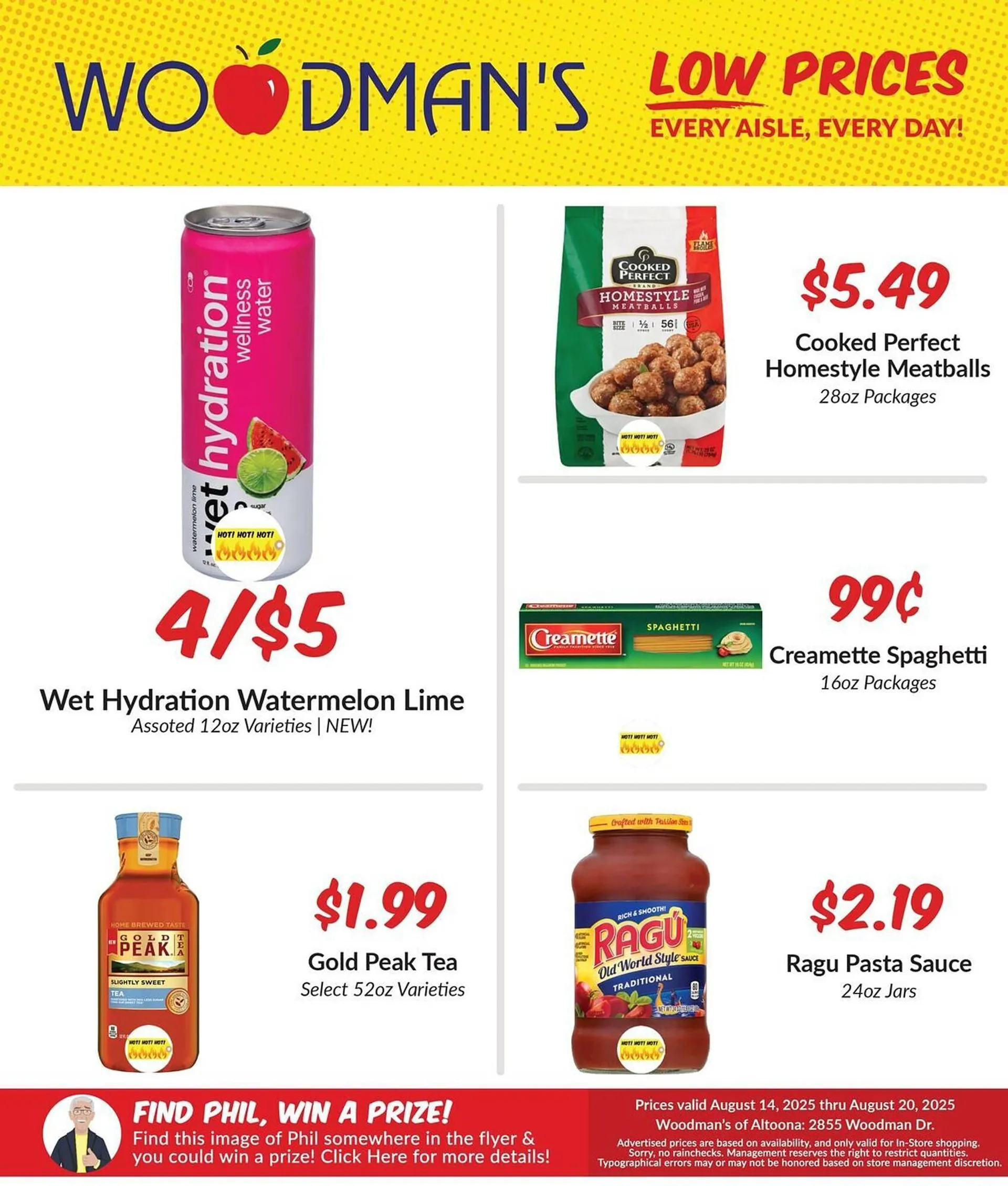 Weekly ad Woodman's Weekly Ad from August 14 to August 20 2025 - Page 1