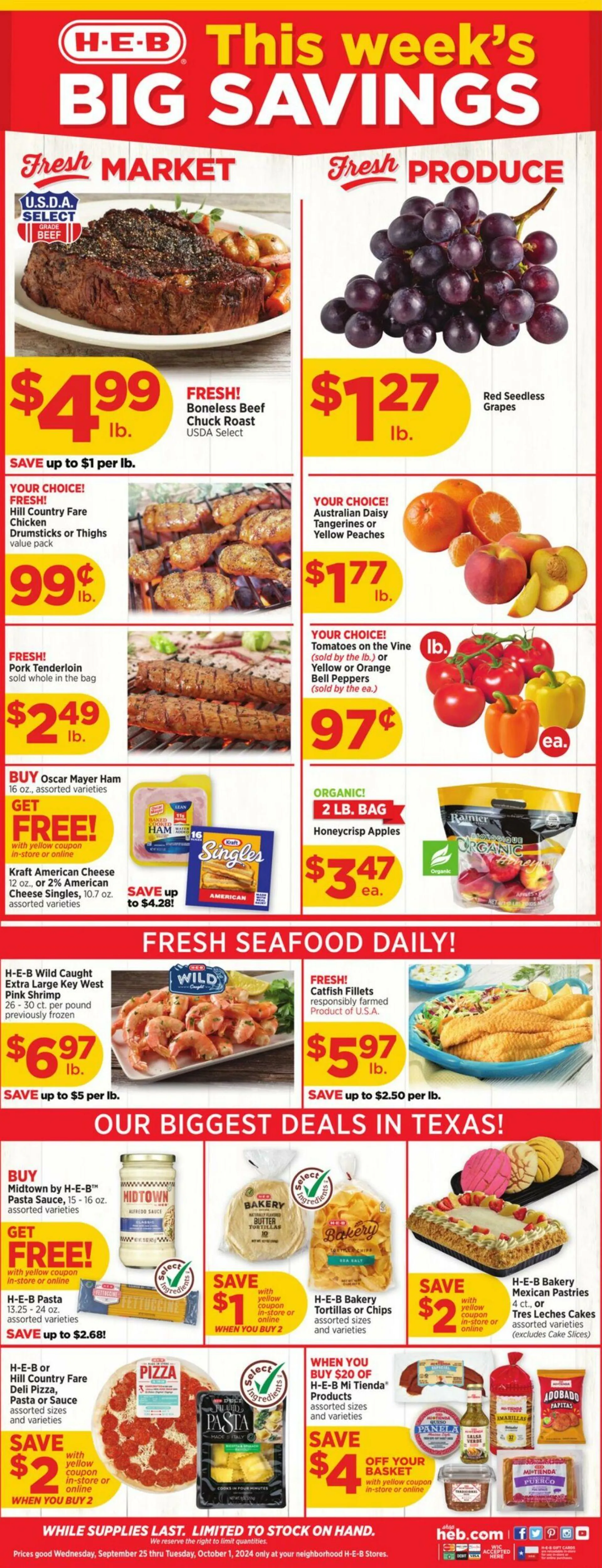 Weekly ad H-E-B from September 25 to October 1 2024 - Page 2