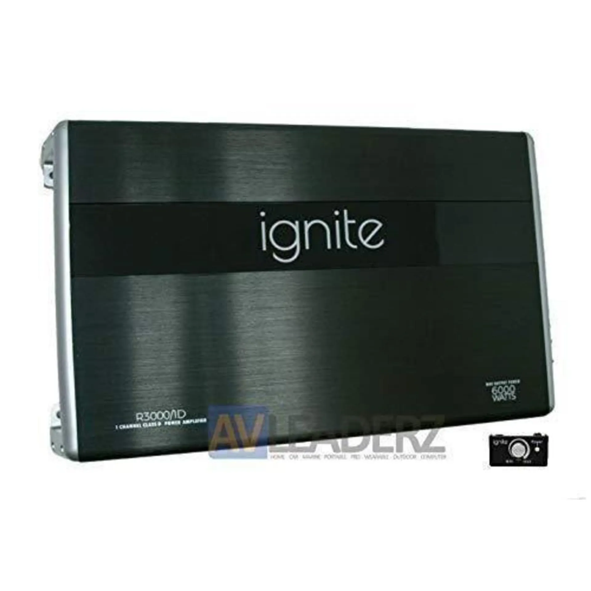 ignite audio r3000/1d, class d mono block car amplifier - 6000 watts peak power