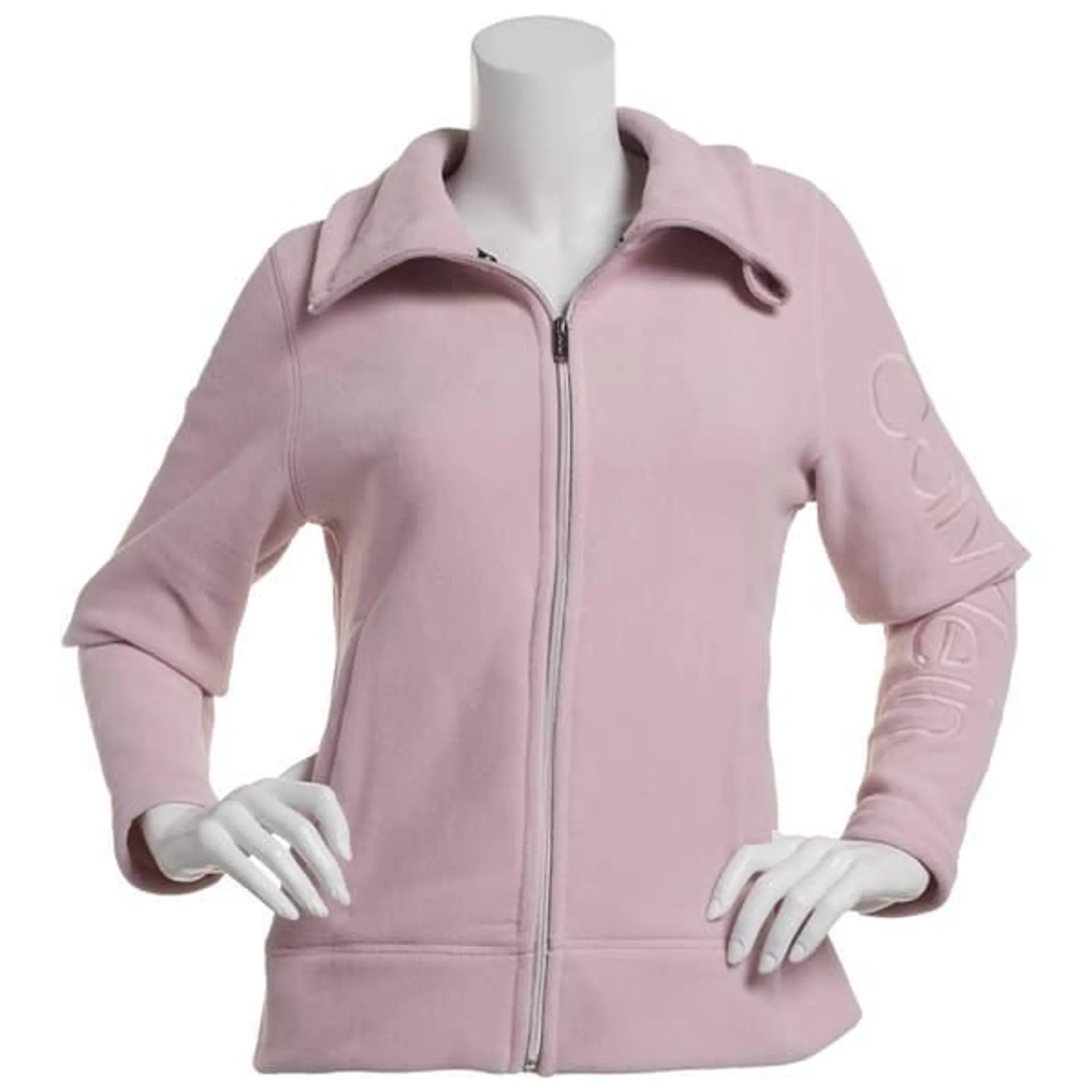 Womens Calvin Klein Performance Tech Fleece Mock Neck Jacket