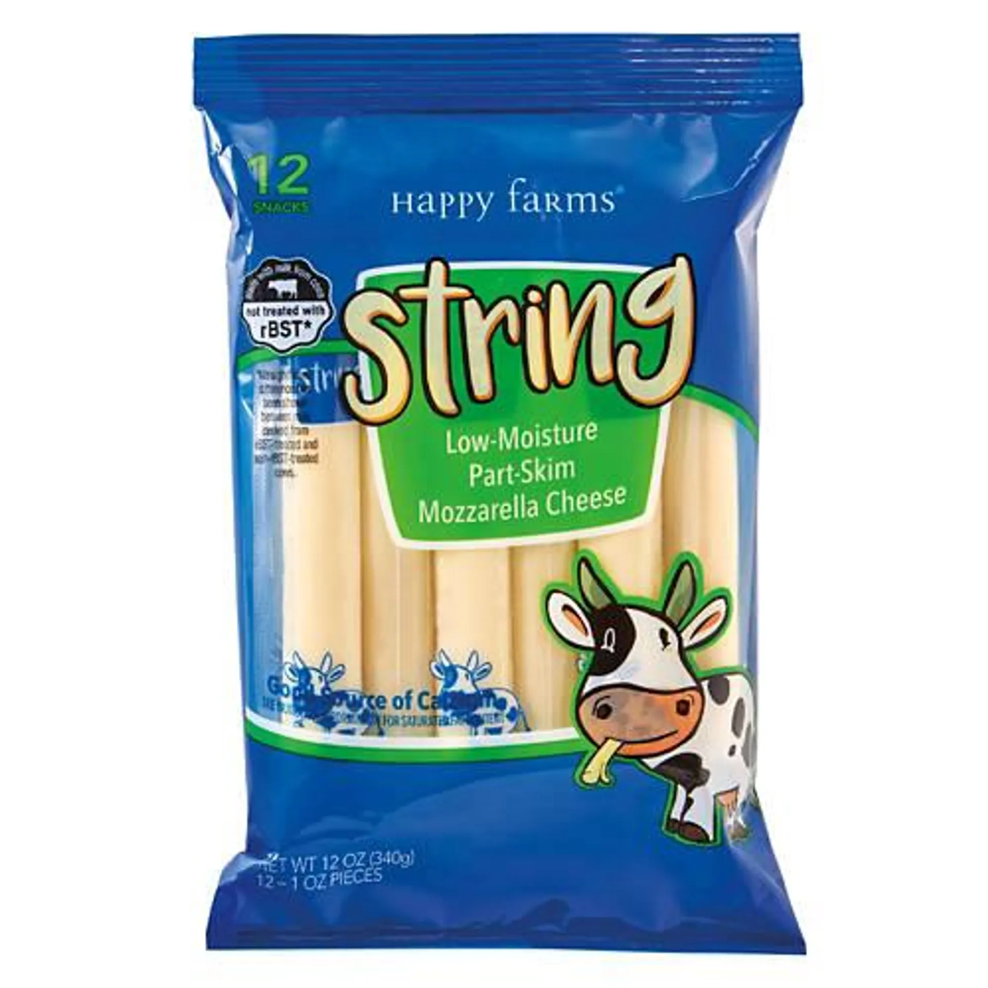 Mozzarella String Cheese, 12 count