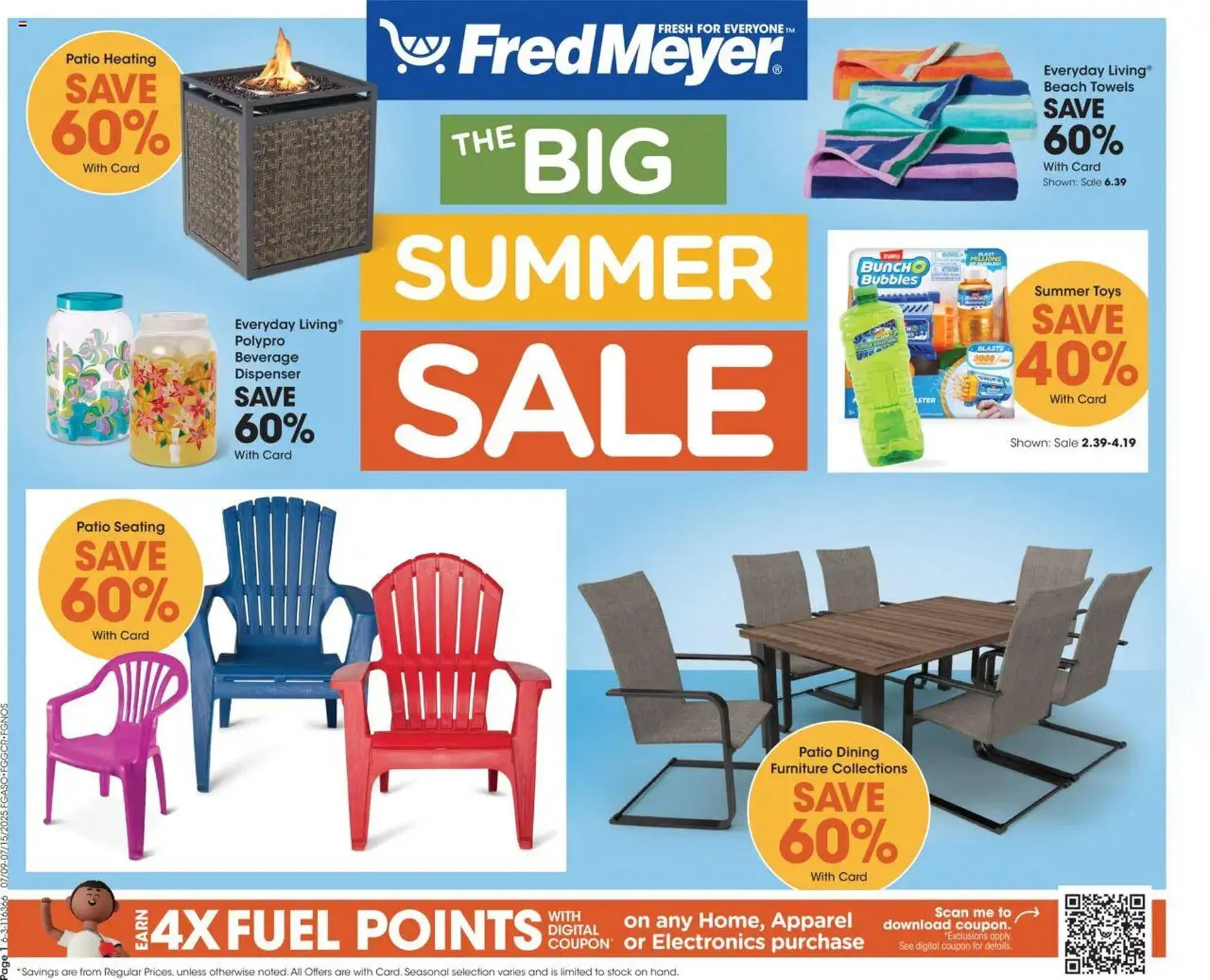 Weekly ad Fred Meyer Weekly Ad from July 9 to July 16 2025 - Page 1