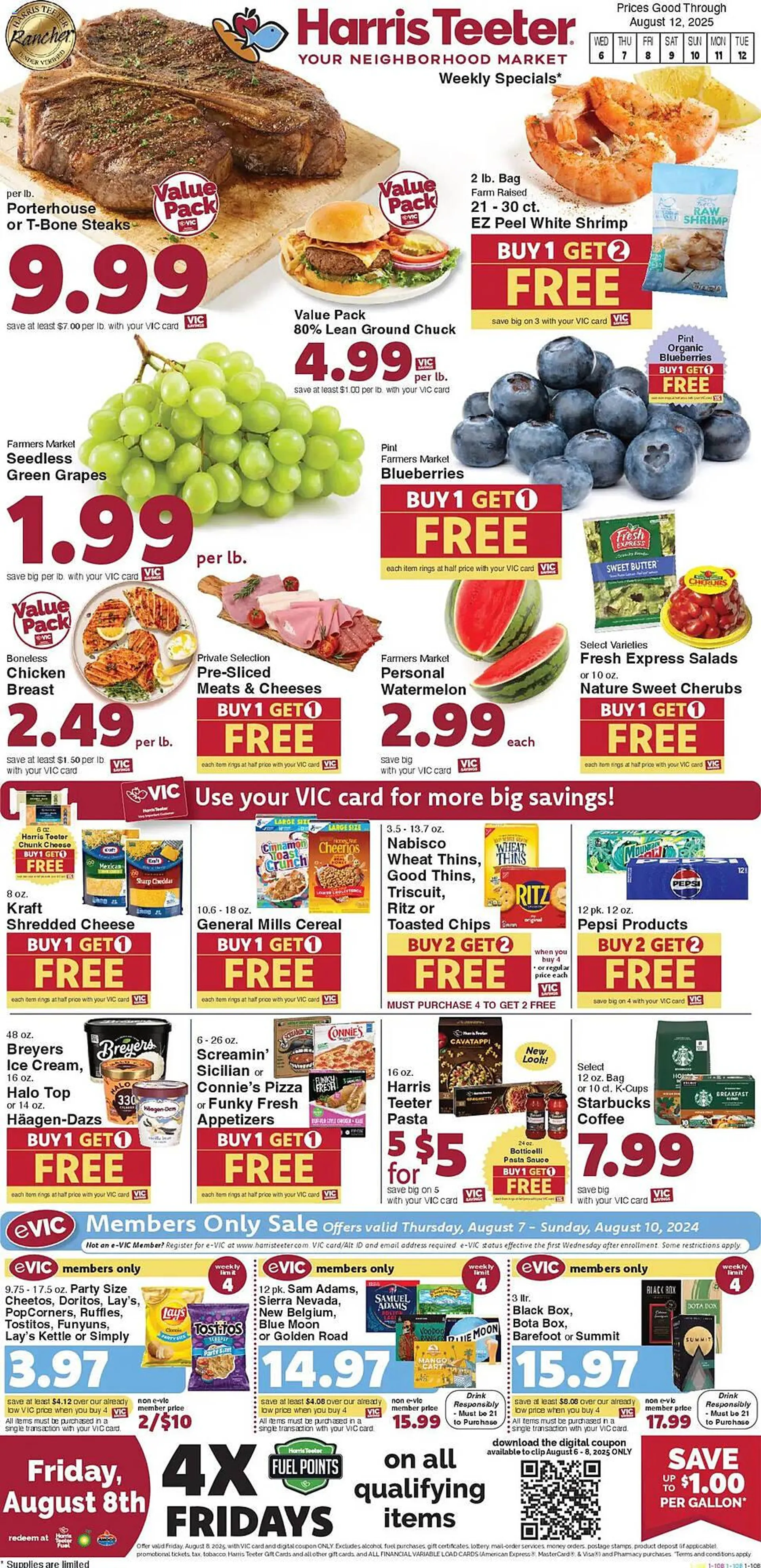 Weekly ad Harris Teeter Weekly Ad from August 6 to August 13 2025 - Page 1