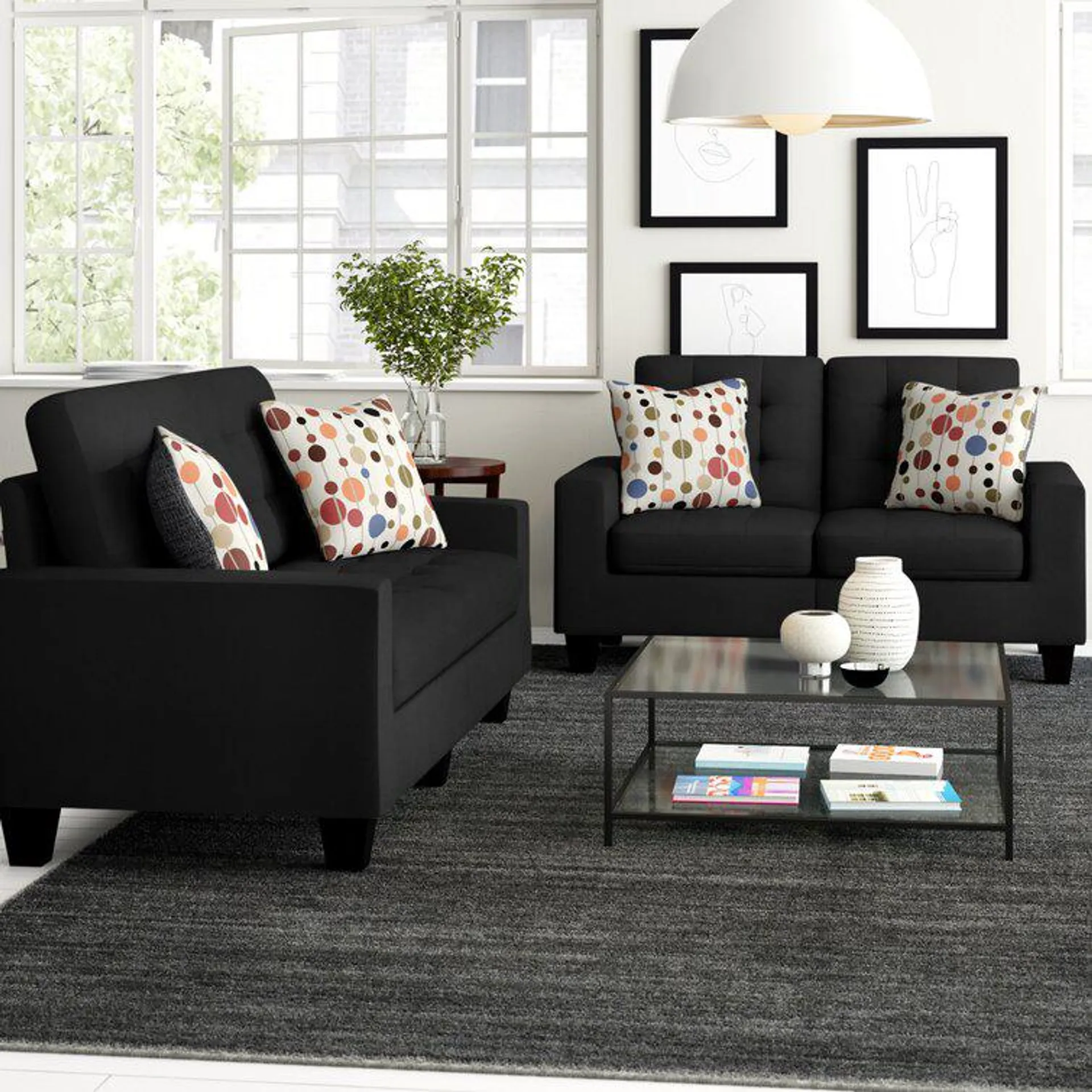 Amia 2 - Piece Living Room Set