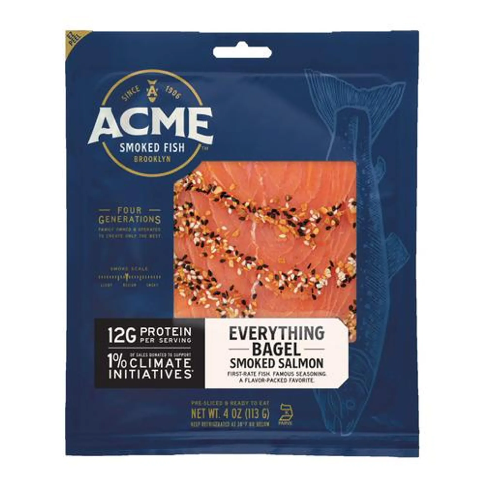 Acme™ everything bagel smoked salmon